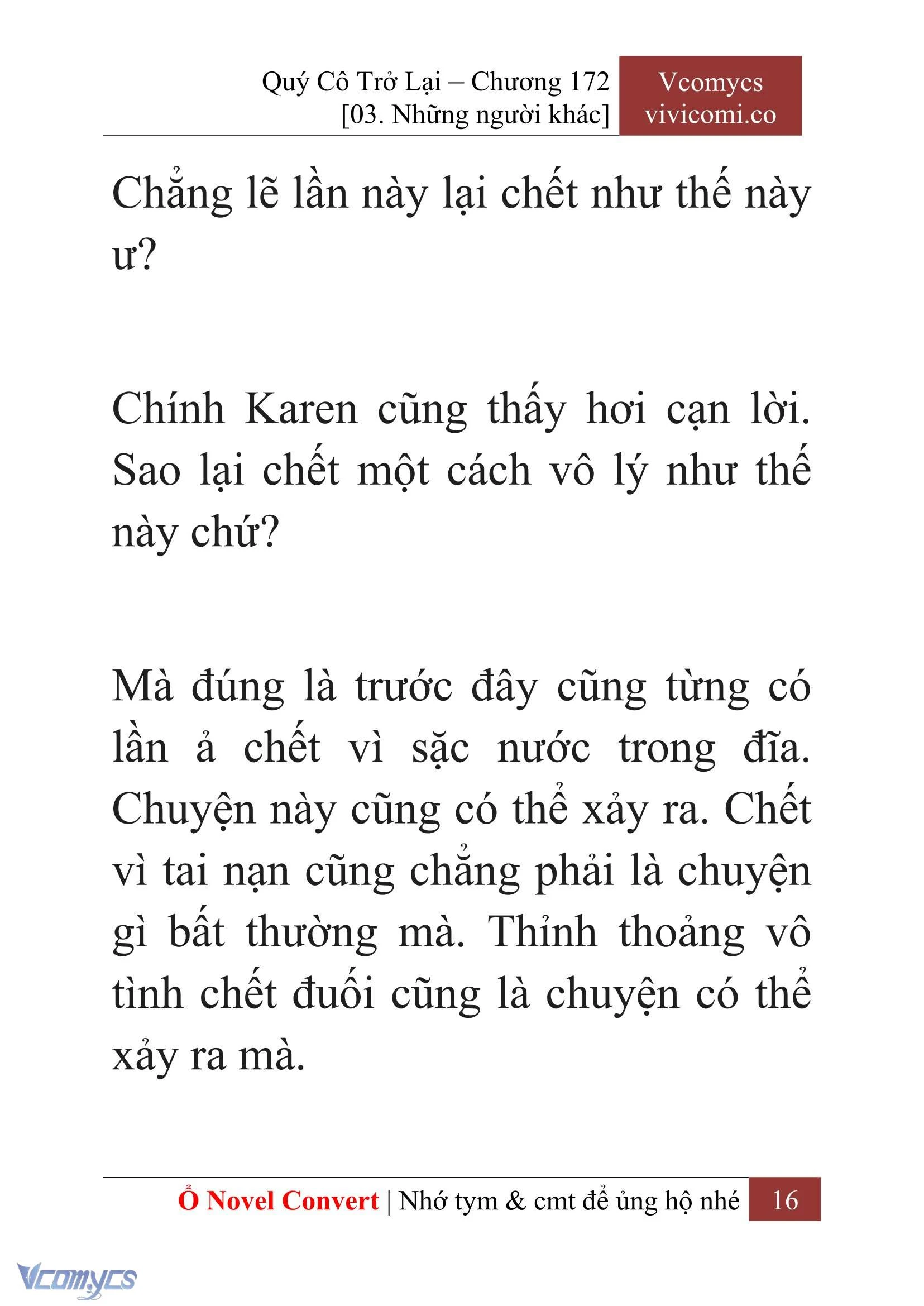 [Novel] Quý Cô Trở Lại Chapter 172 - Trang 19