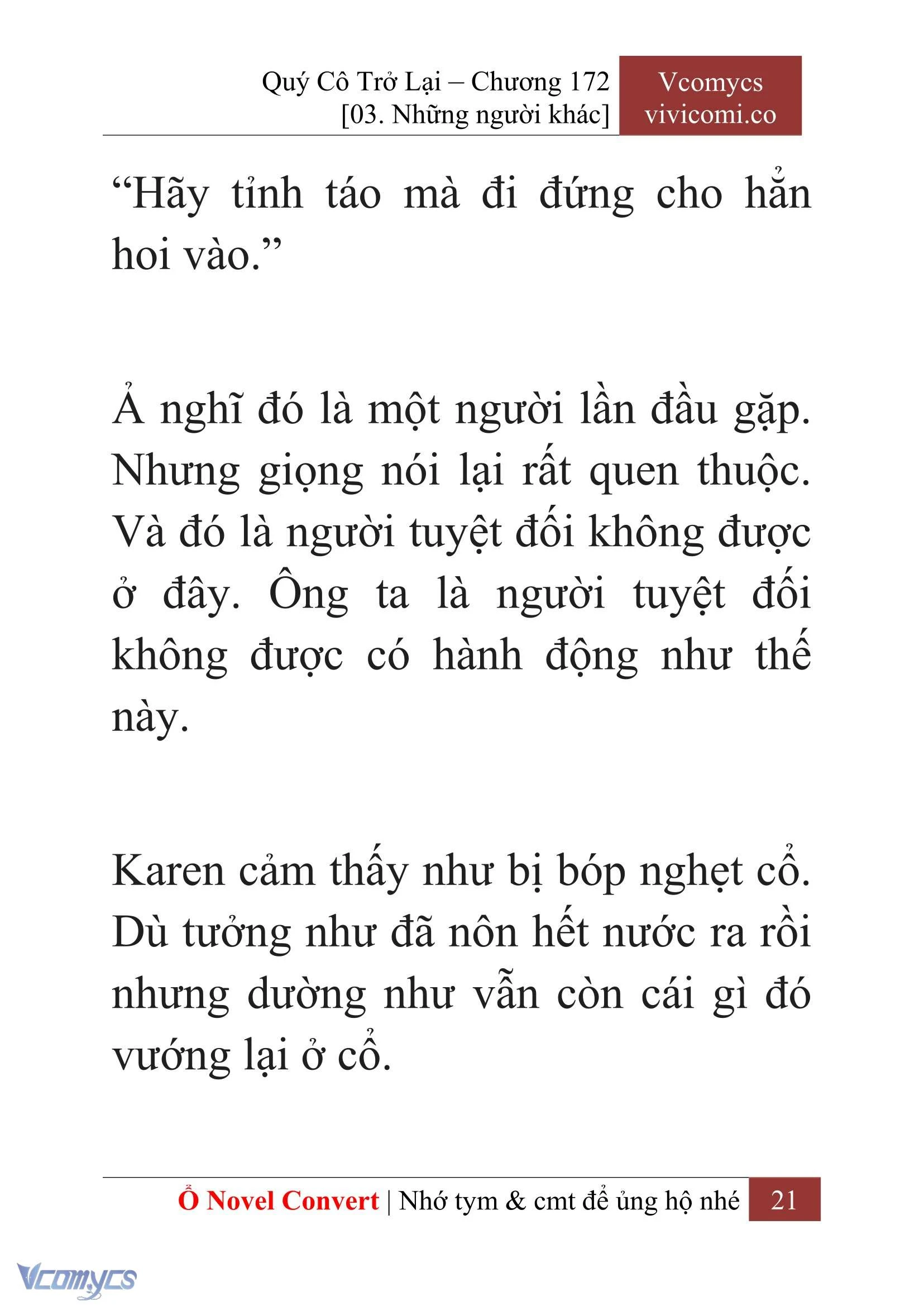 [Novel] Quý Cô Trở Lại Chapter 172 - Trang 24