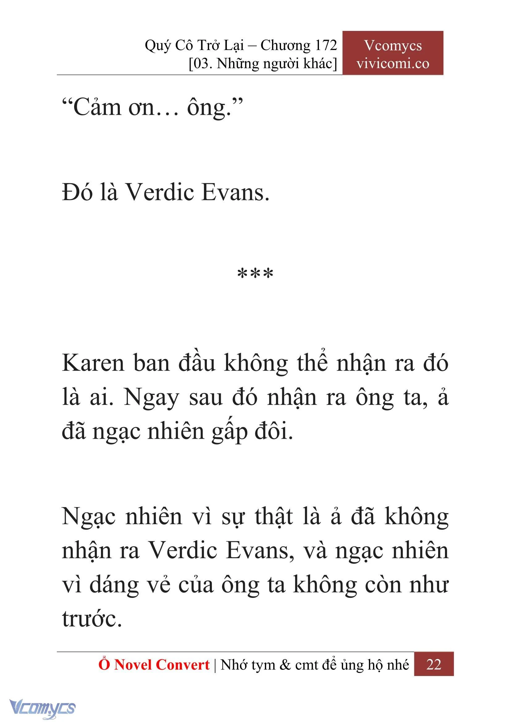 [Novel] Quý Cô Trở Lại Chapter 172 - Trang 25