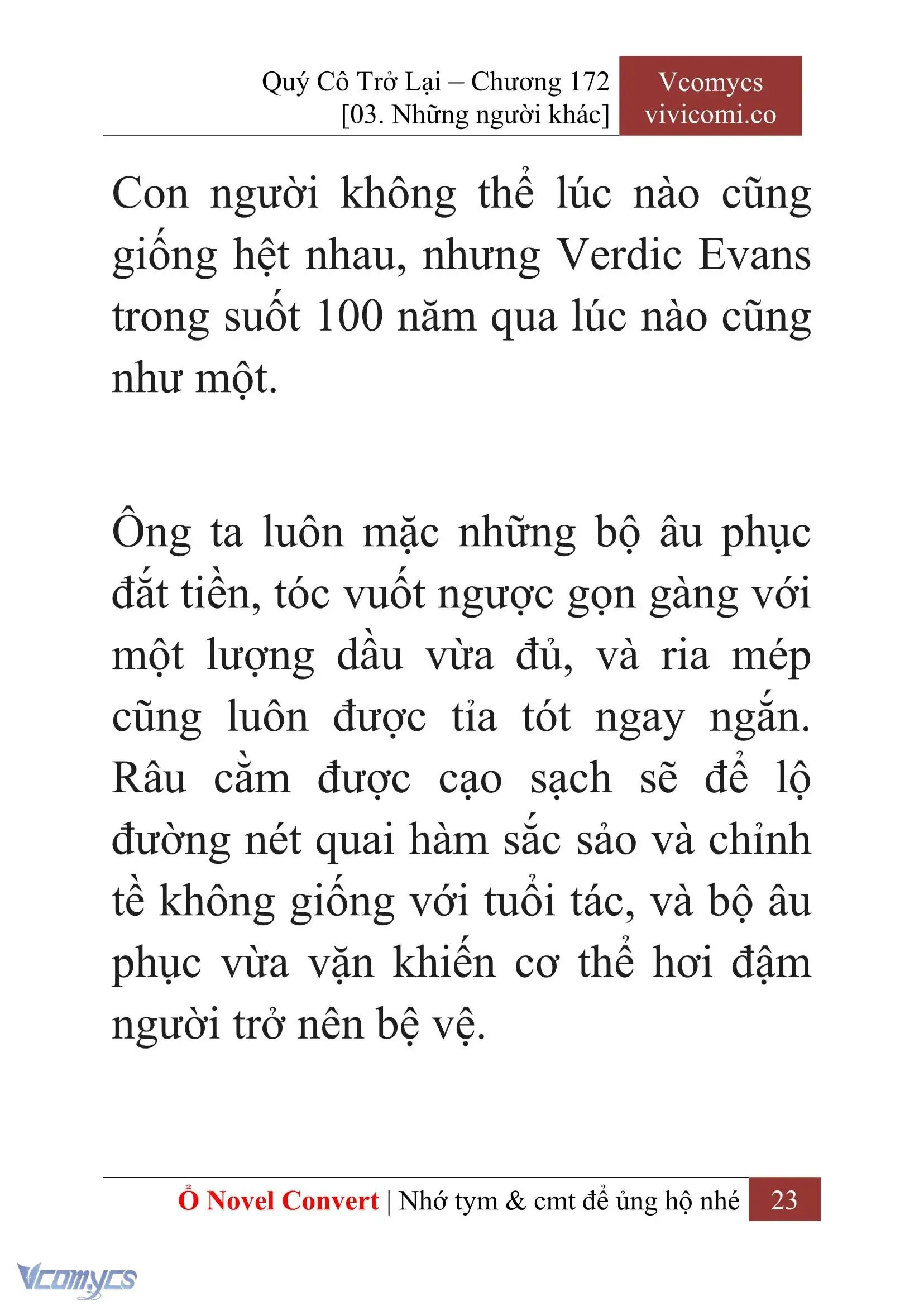 [Novel] Quý Cô Trở Lại Chapter 172 - Trang 26