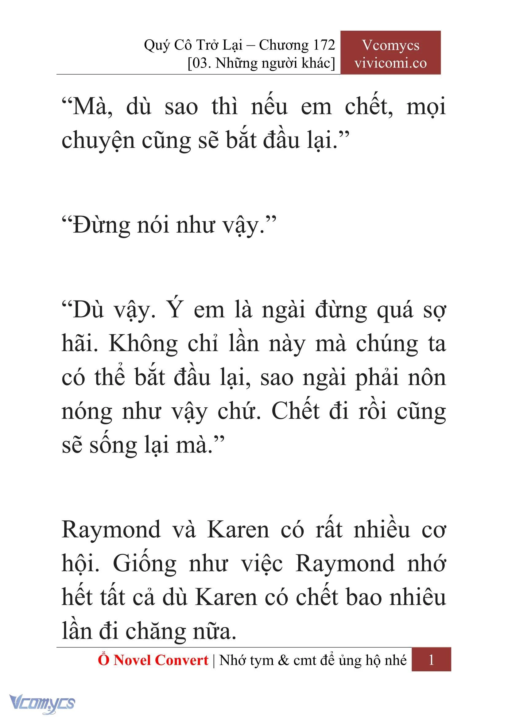 [Novel] Quý Cô Trở Lại Chapter 172 - Trang 4