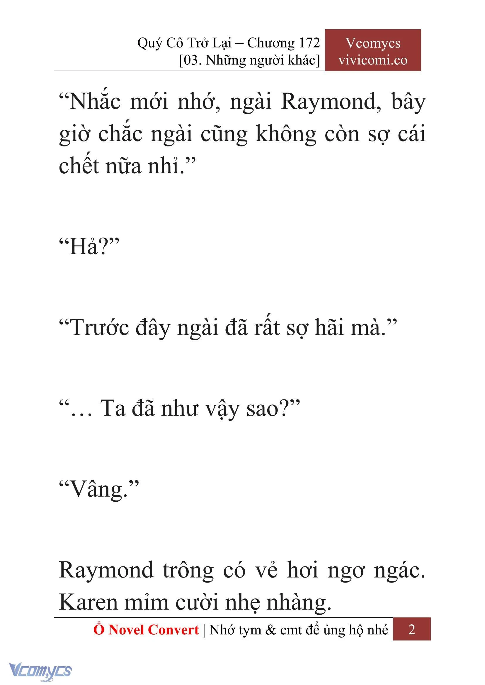 [Novel] Quý Cô Trở Lại Chapter 172 - Trang 5