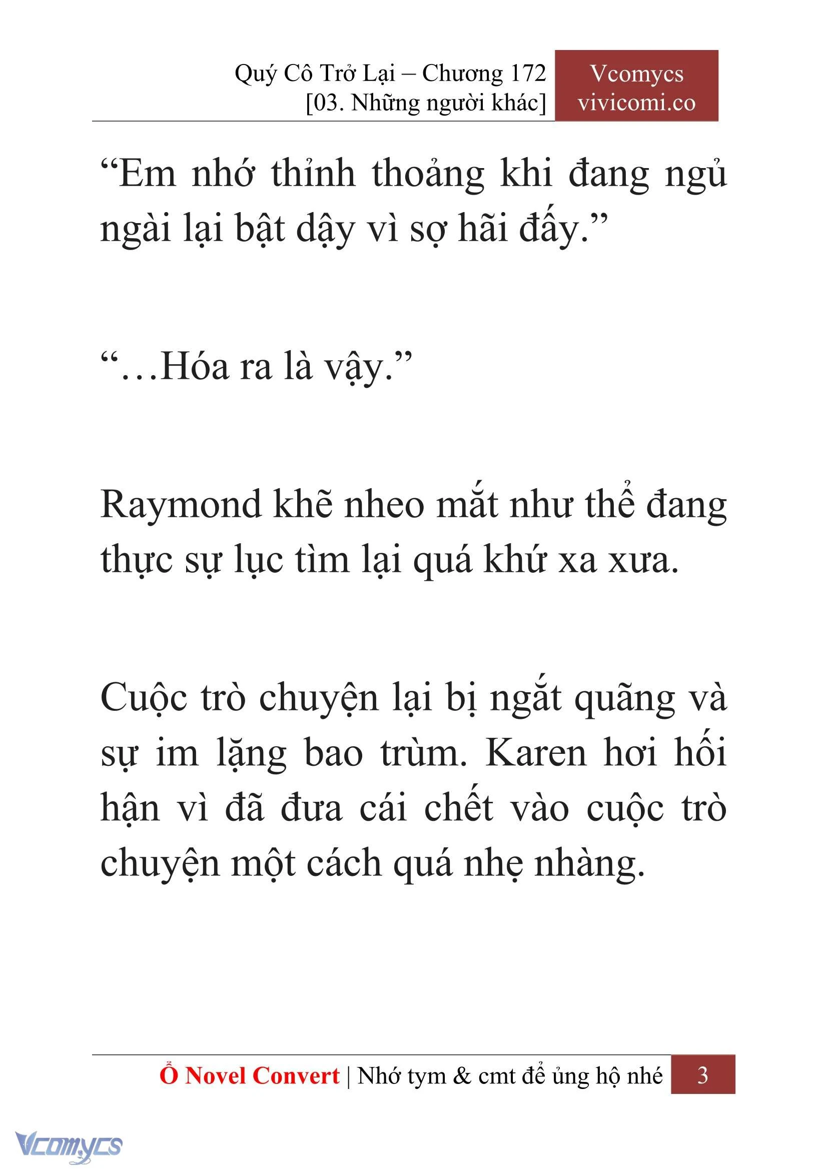 [Novel] Quý Cô Trở Lại Chapter 172 - Trang 6