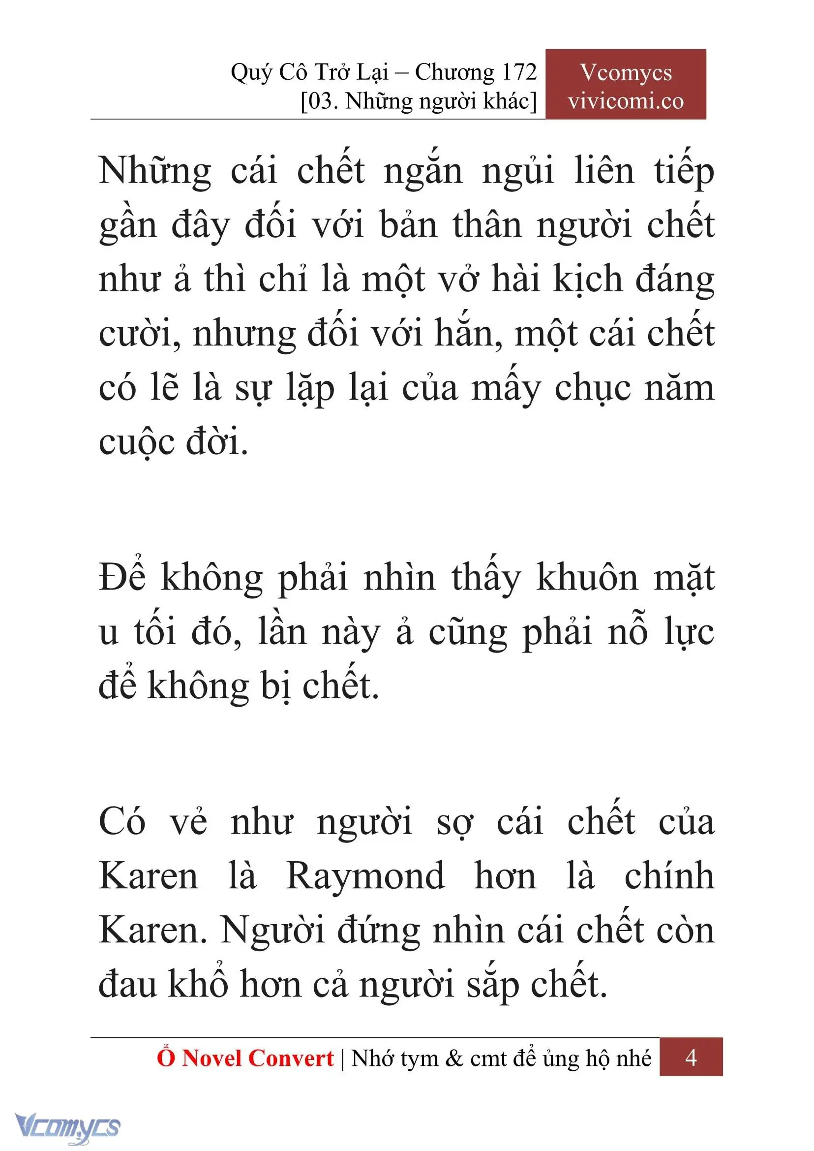 [Novel] Quý Cô Trở Lại Chapter 172 - Trang 7