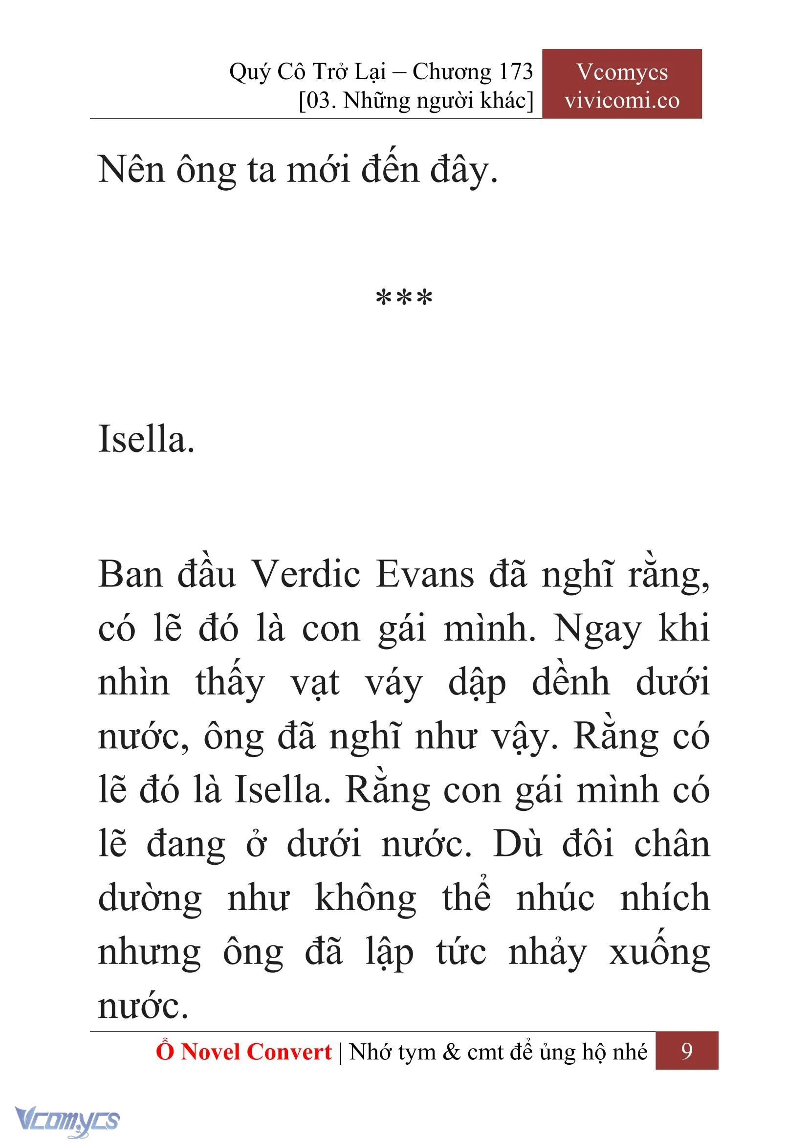 [Novel] Quý Cô Trở Lại Chapter 173 - Trang 12