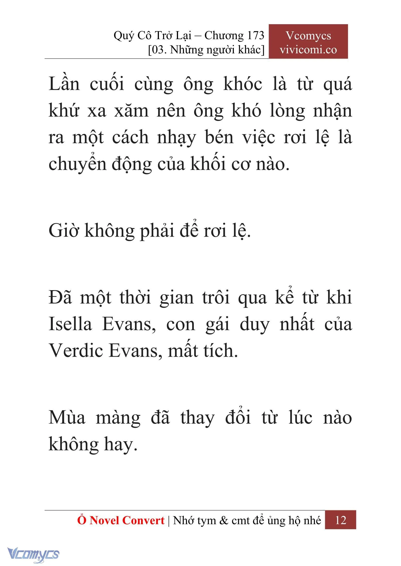 [Novel] Quý Cô Trở Lại Chapter 173 - Trang 15
