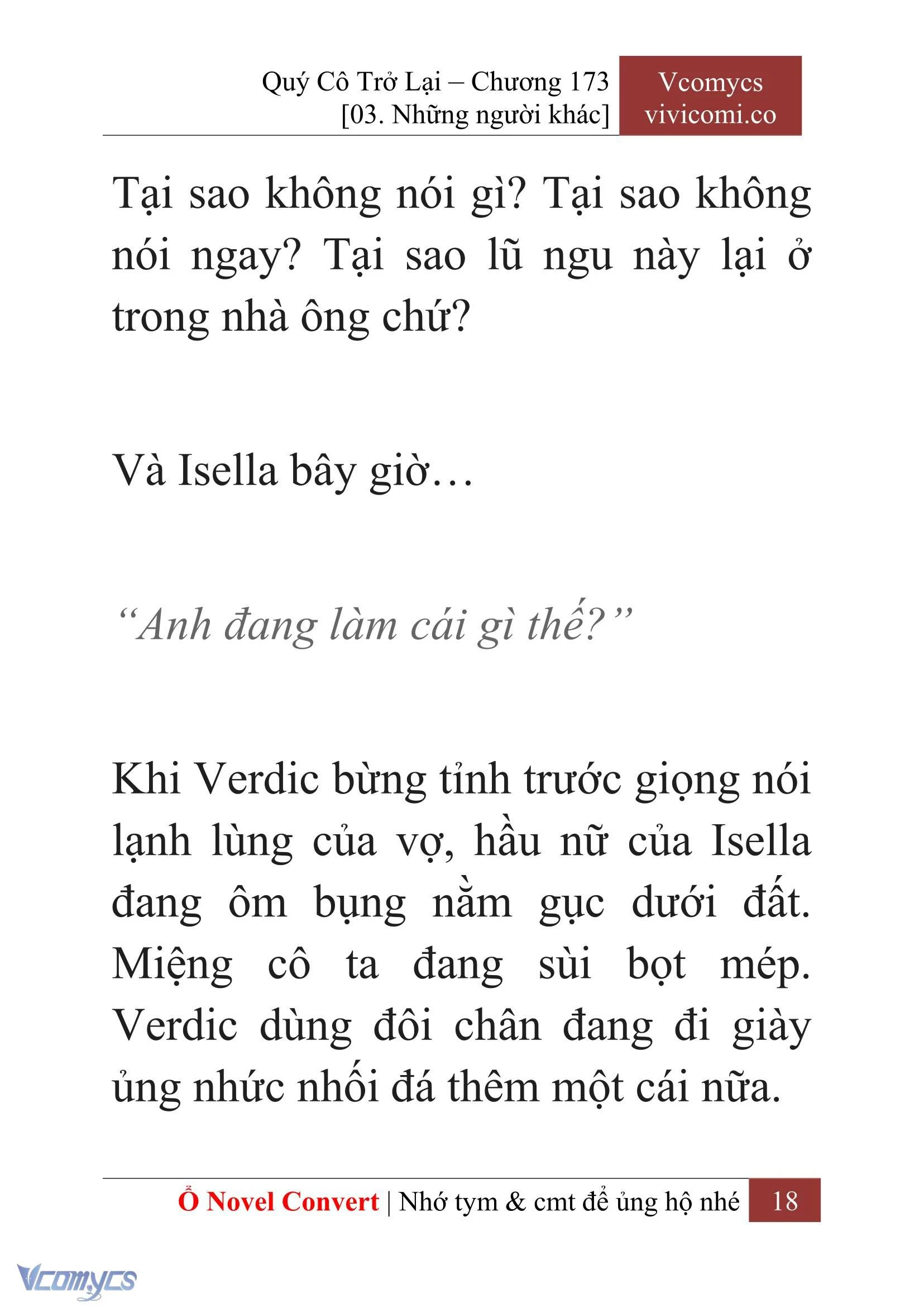[Novel] Quý Cô Trở Lại Chapter 173 - Trang 21