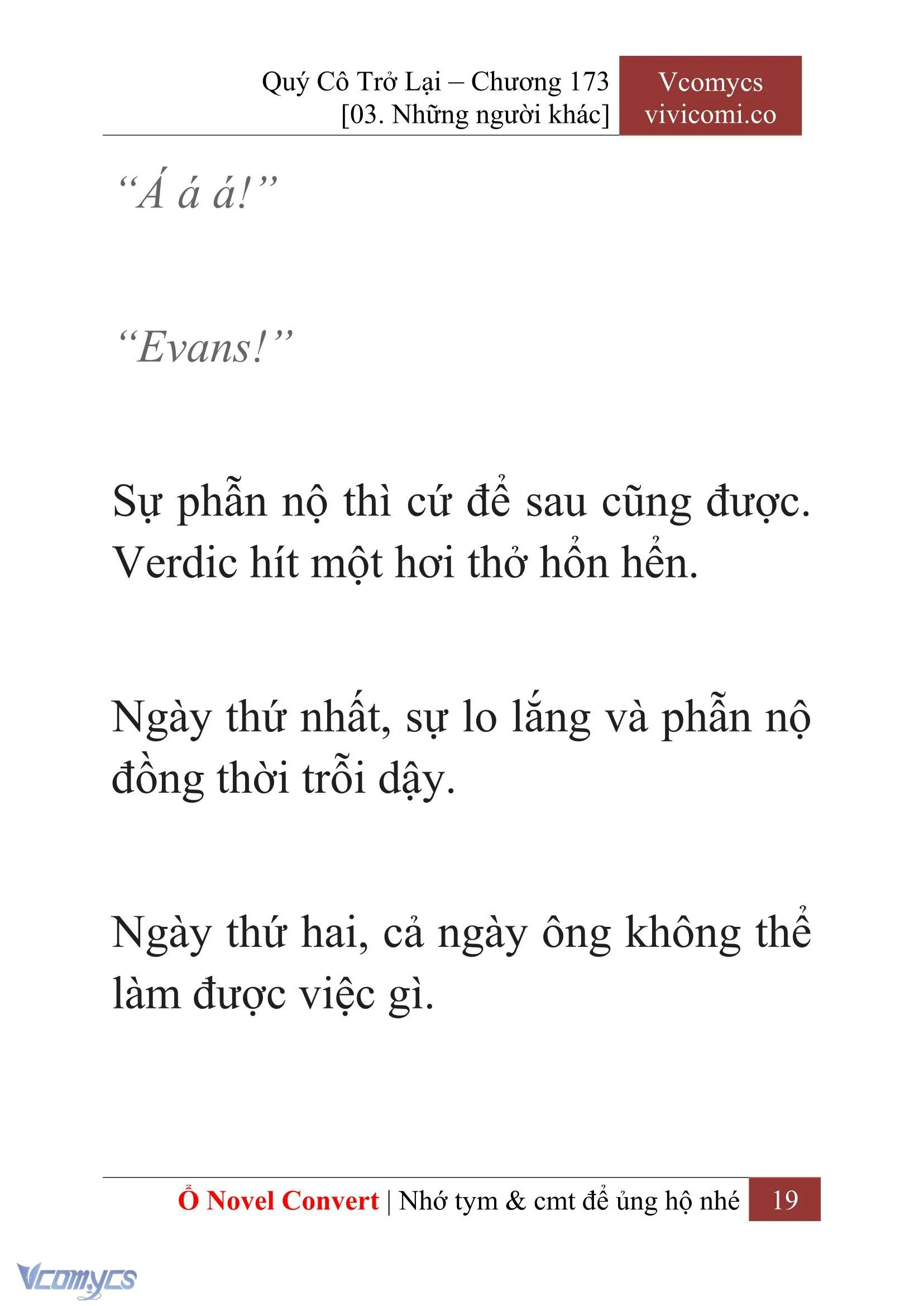 [Novel] Quý Cô Trở Lại Chapter 173 - Trang 22