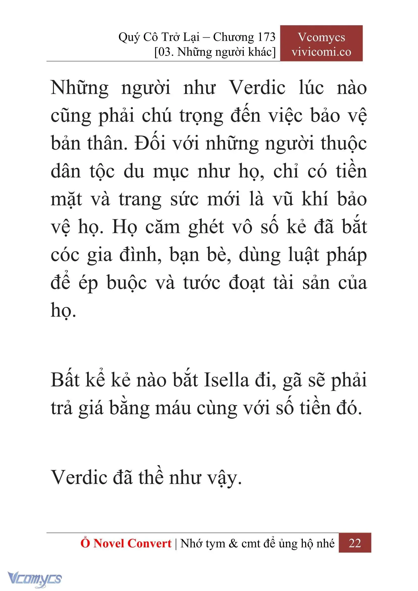 [Novel] Quý Cô Trở Lại Chapter 173 - Trang 25