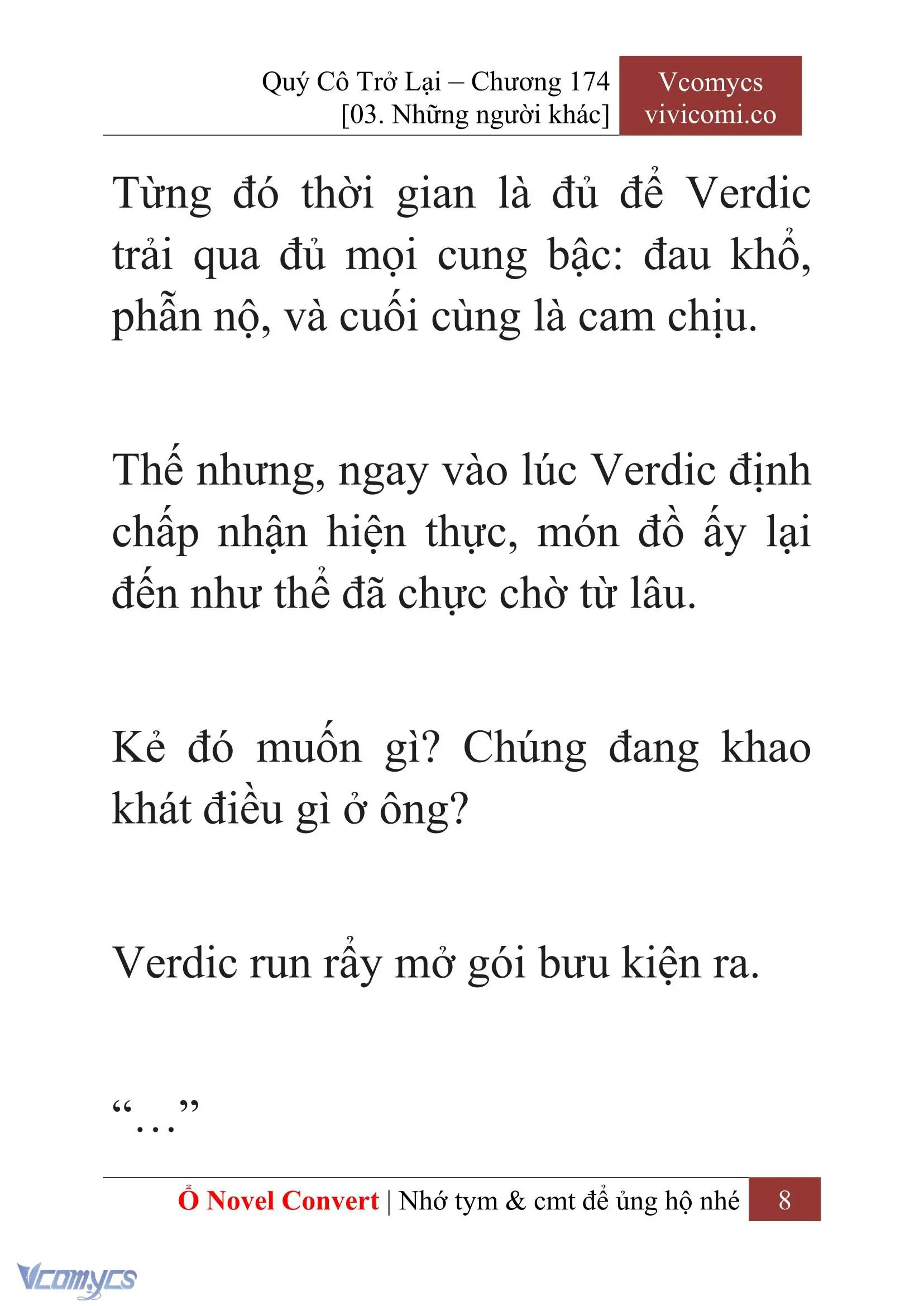 [Novel] Quý Cô Trở Lại Chapter 174 - Trang 11