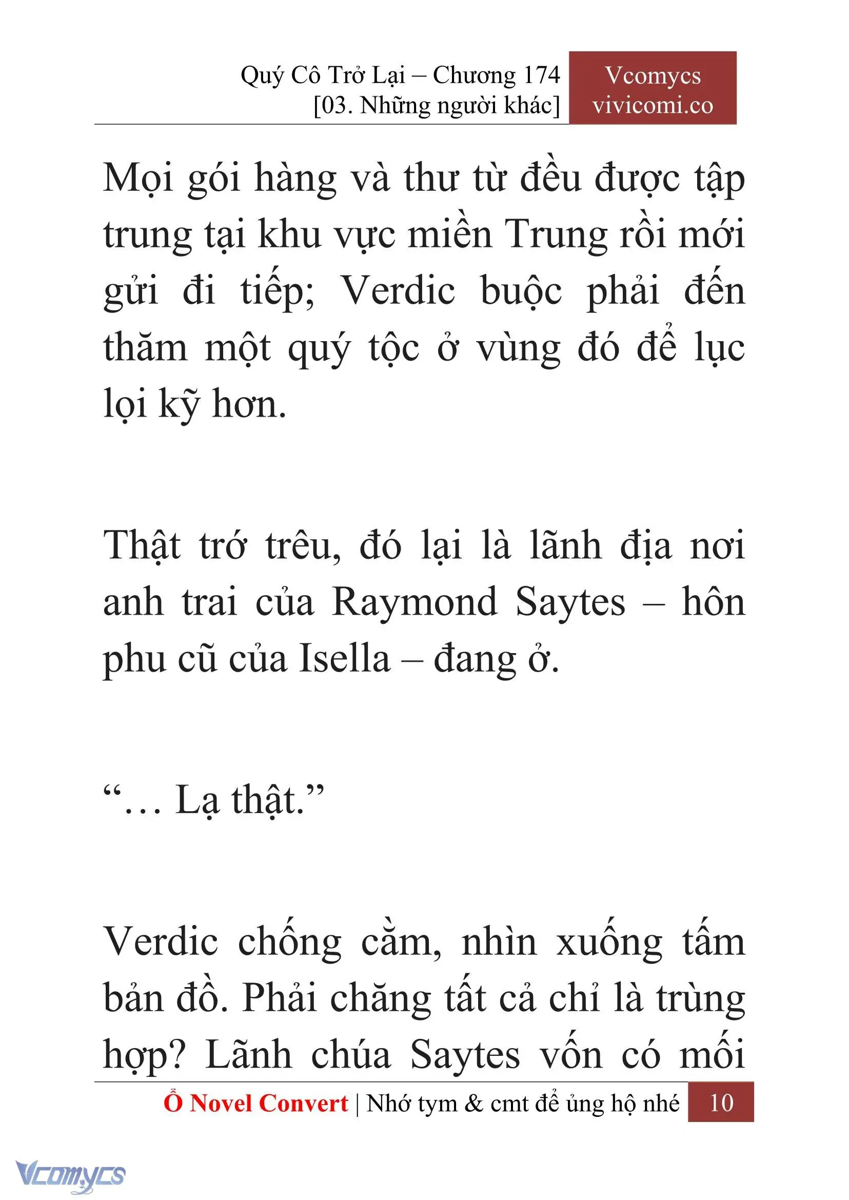 [Novel] Quý Cô Trở Lại Chapter 174 - Trang 13