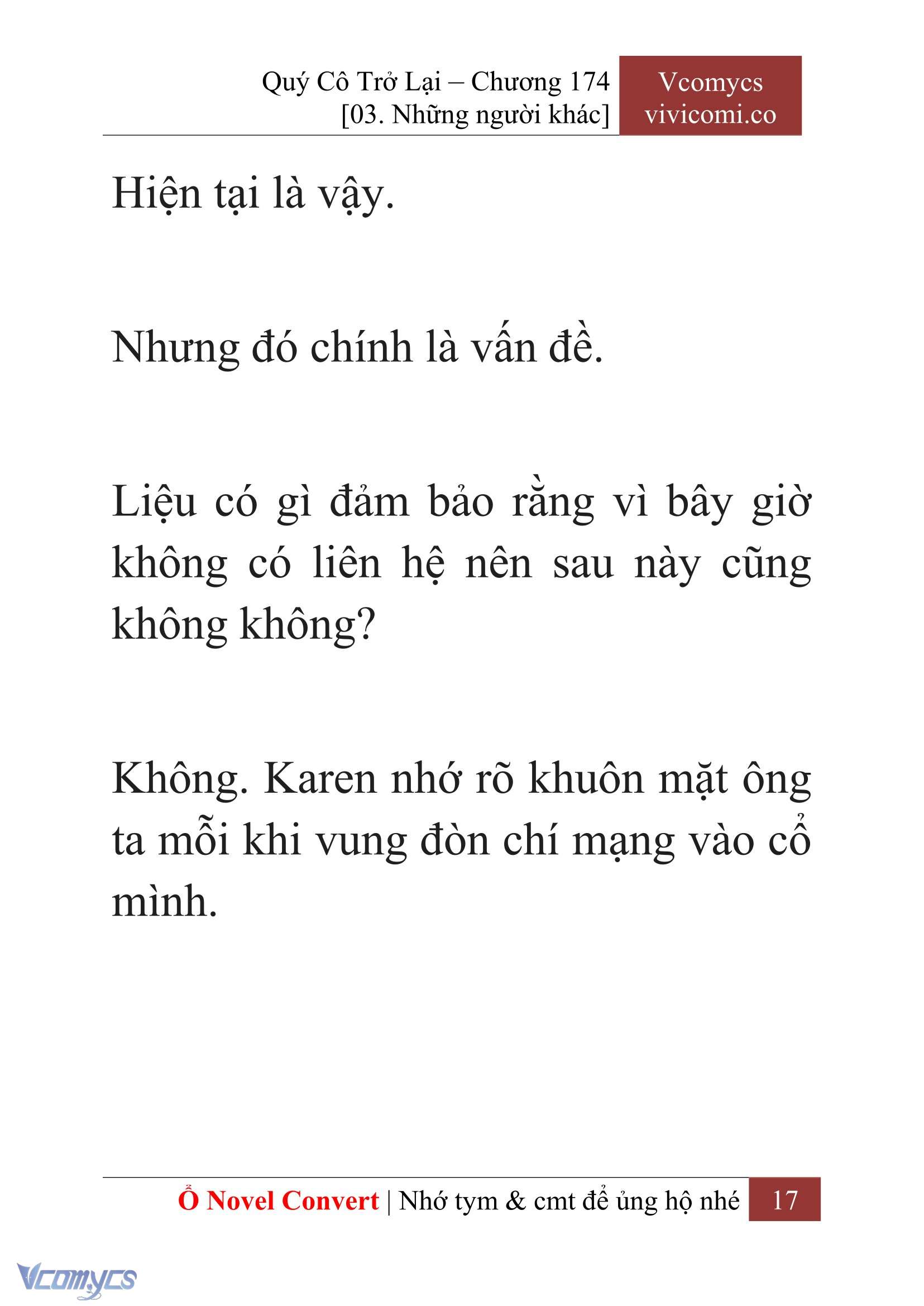 [Novel] Quý Cô Trở Lại Chapter 174 - Trang 20