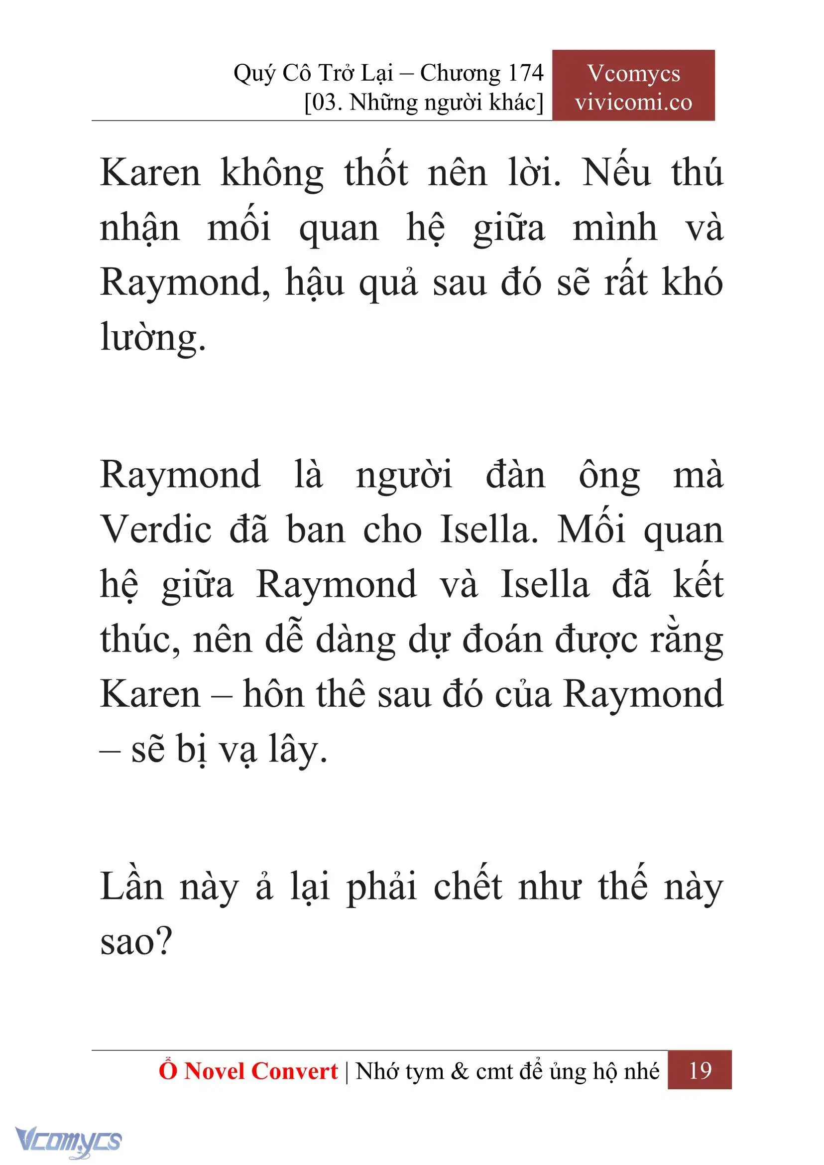 [Novel] Quý Cô Trở Lại Chapter 174 - Trang 22
