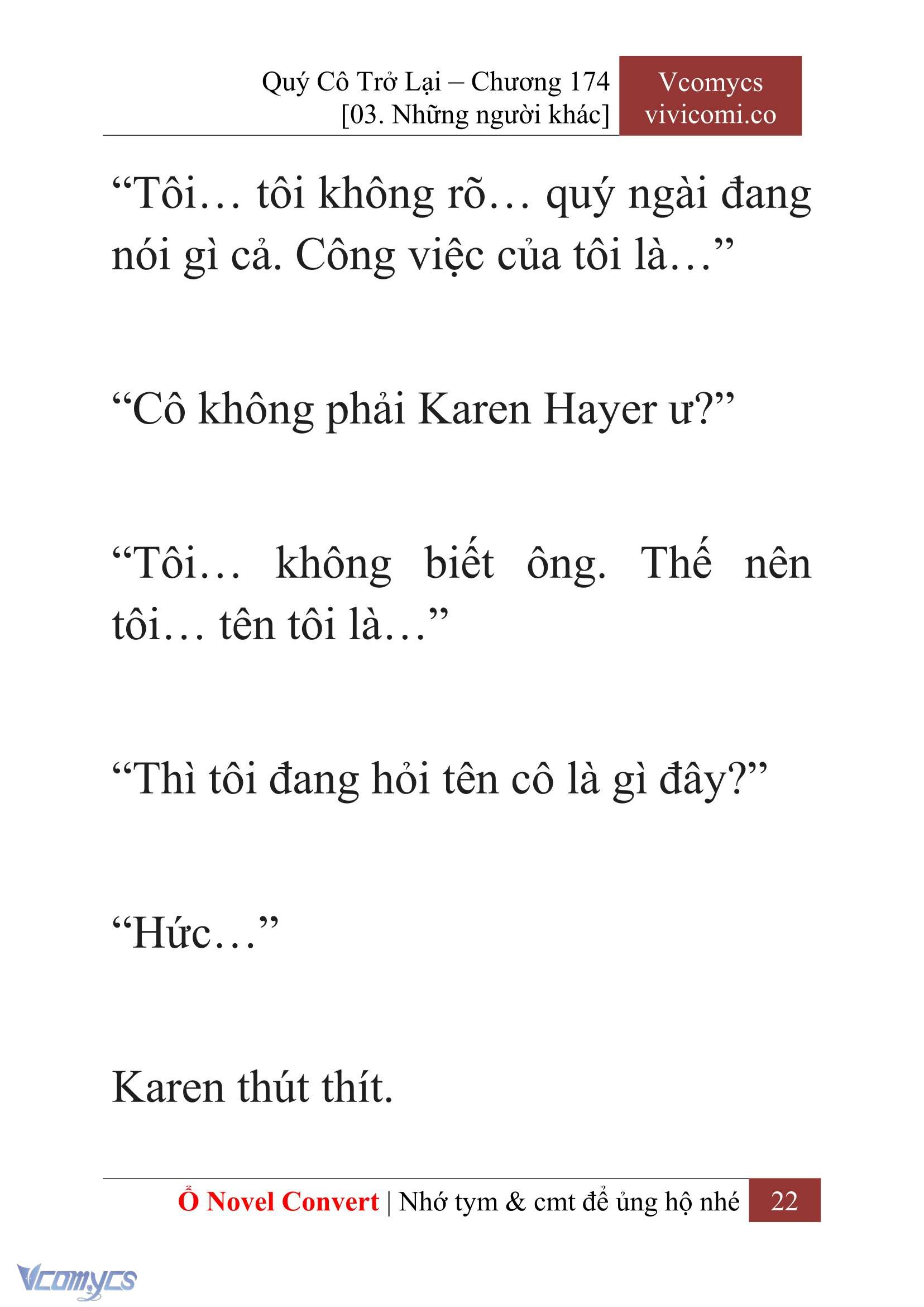 [Novel] Quý Cô Trở Lại Chapter 174 - Trang 25