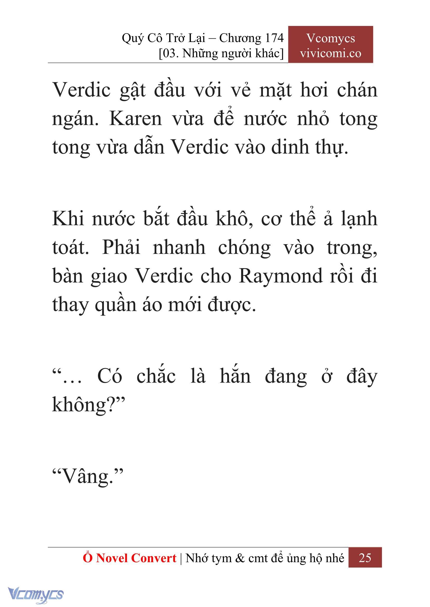 [Novel] Quý Cô Trở Lại Chapter 174 - Trang 28