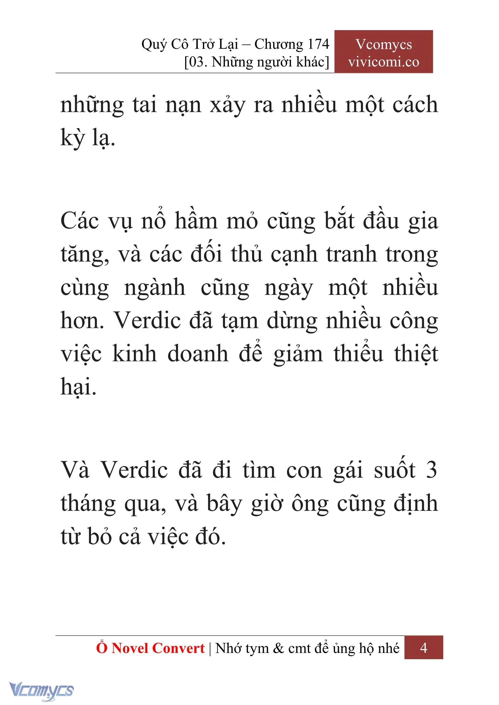 [Novel] Quý Cô Trở Lại Chapter 174 - Trang 7