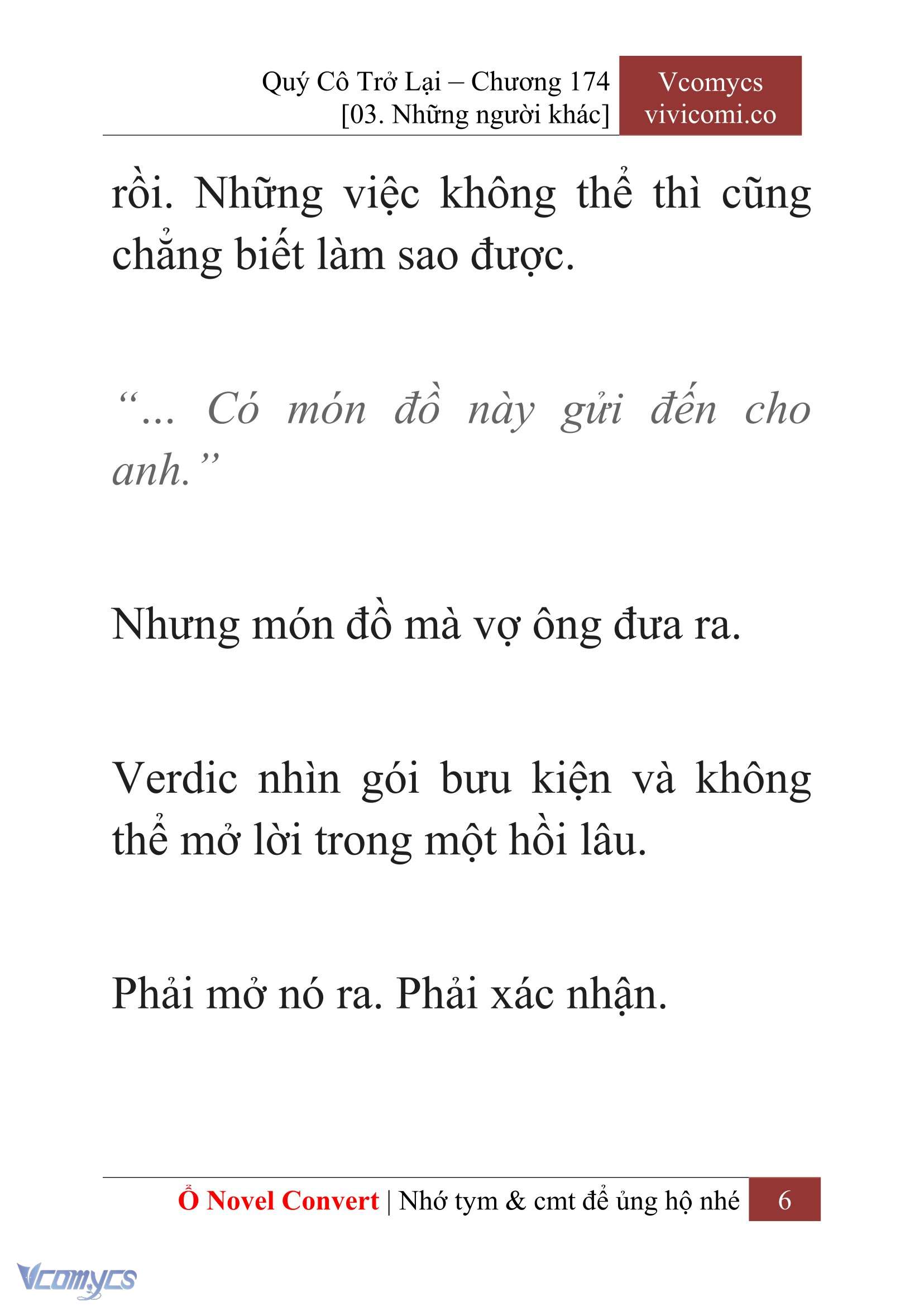 [Novel] Quý Cô Trở Lại Chapter 174 - Trang 9