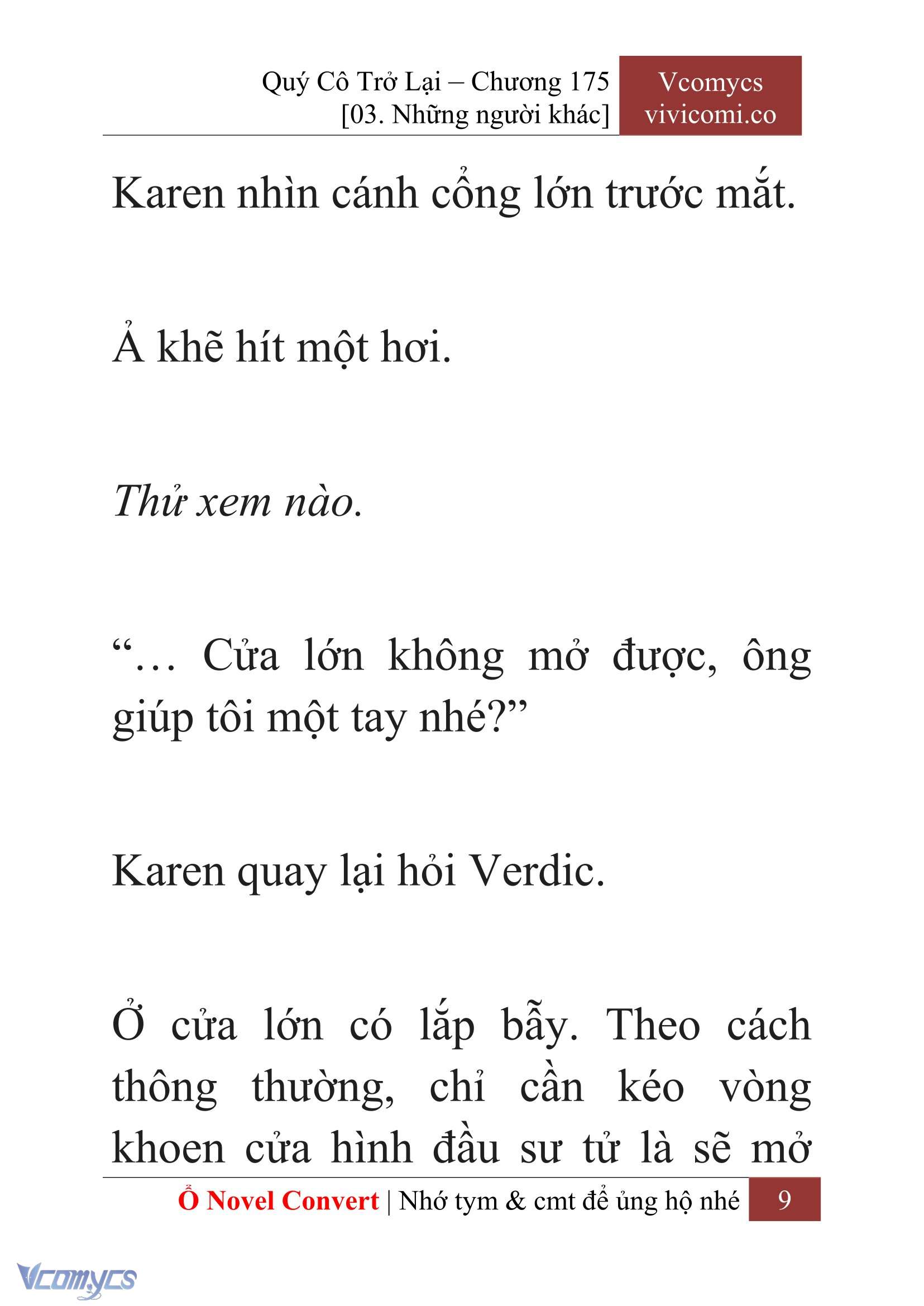[Novel] Quý Cô Trở Lại Chapter 175 - Trang 12