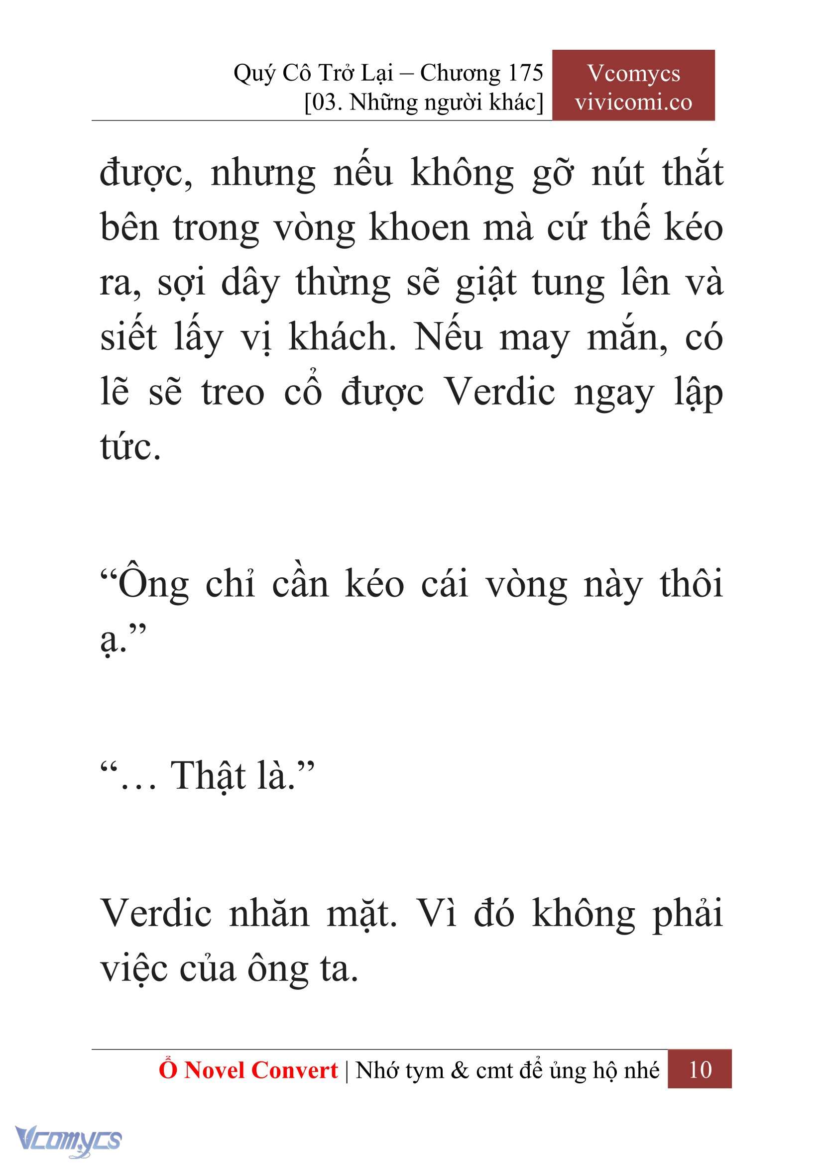 [Novel] Quý Cô Trở Lại Chapter 175 - Trang 13