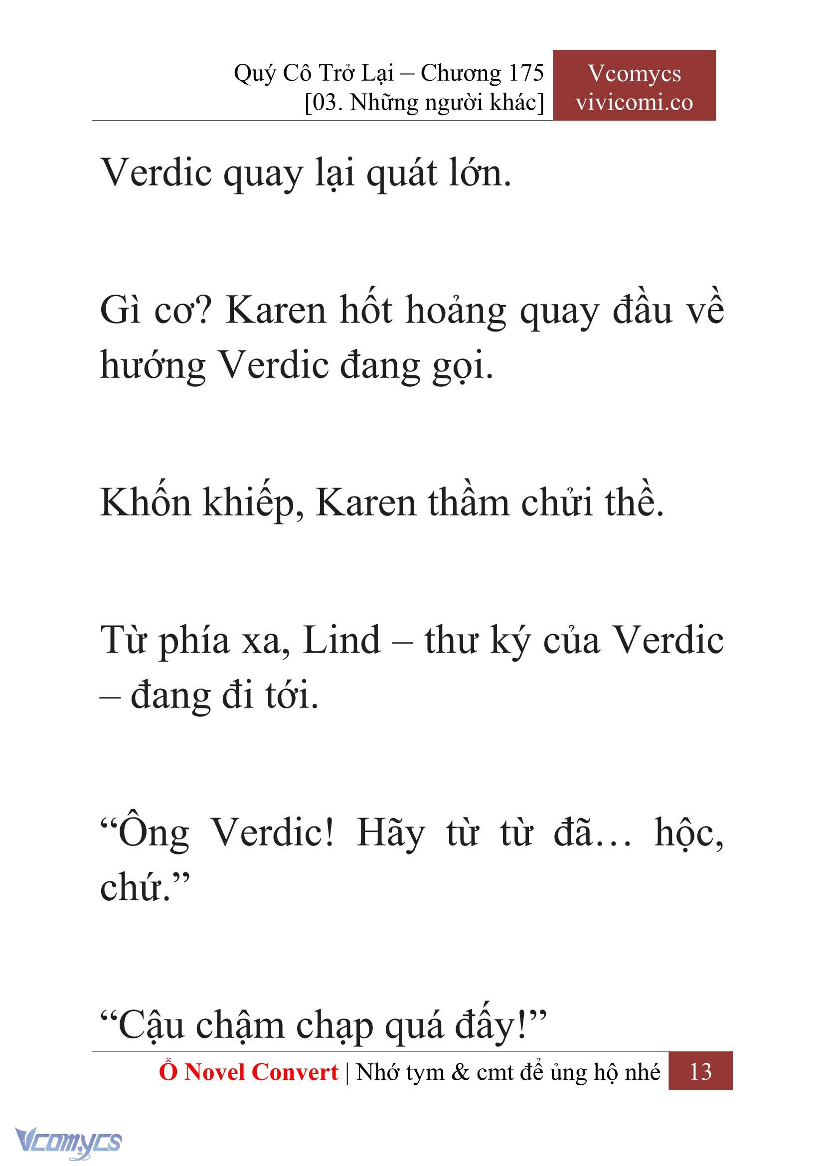 [Novel] Quý Cô Trở Lại Chapter 175 - Trang 16