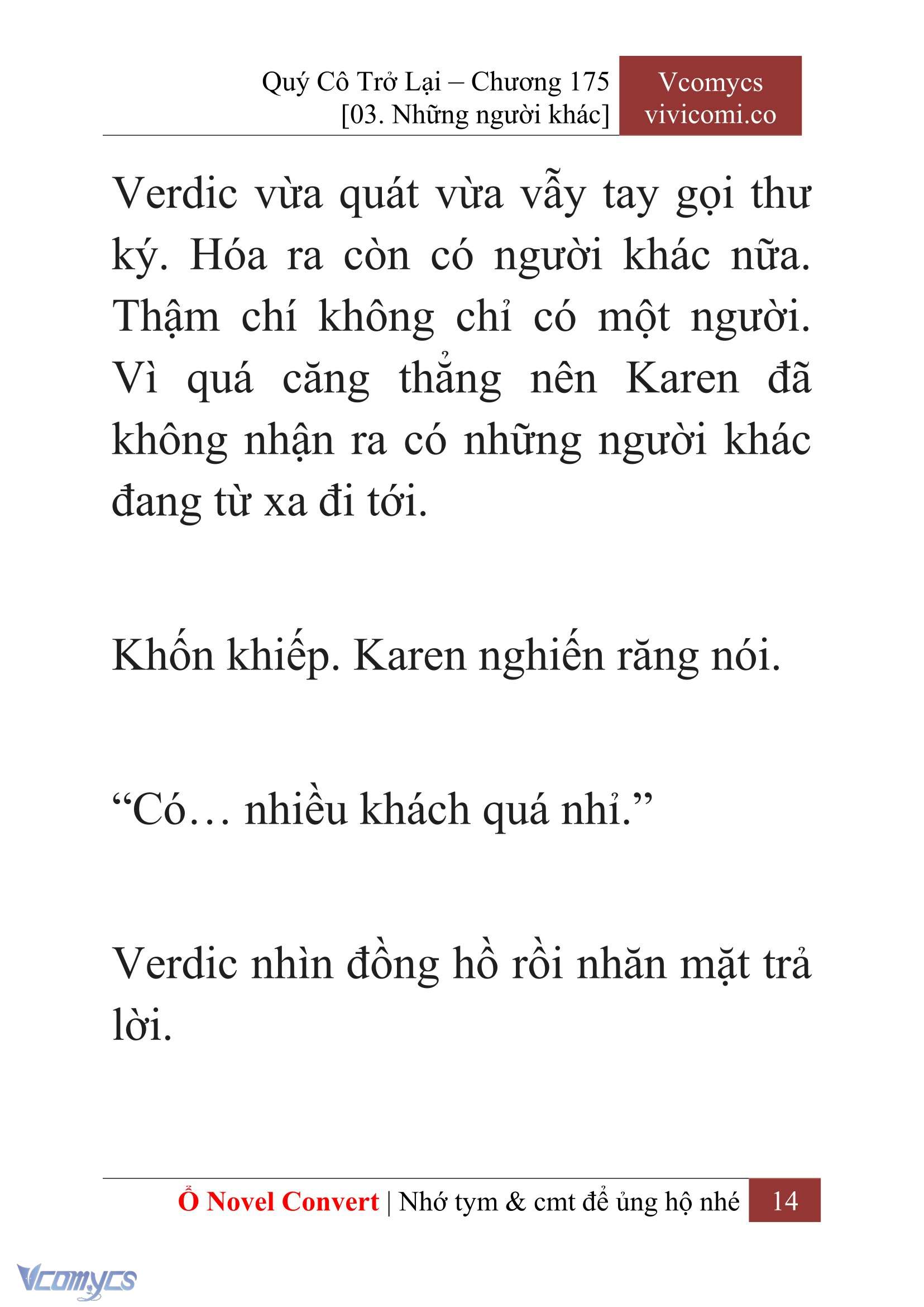 [Novel] Quý Cô Trở Lại Chapter 175 - Trang 17