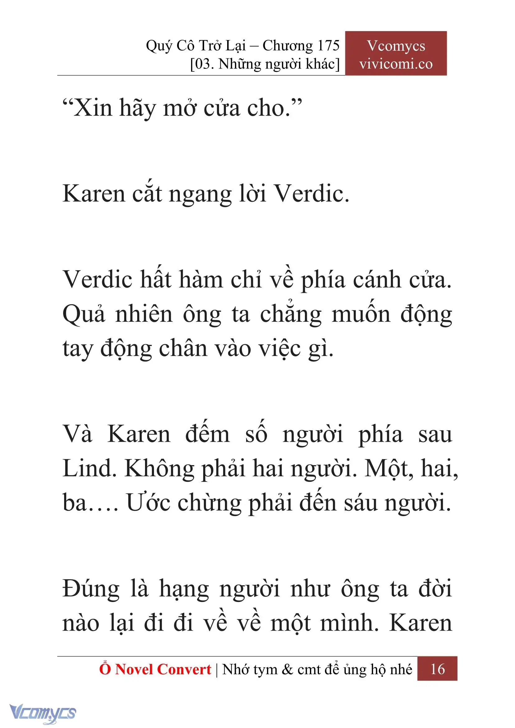 [Novel] Quý Cô Trở Lại Chapter 175 - Trang 19