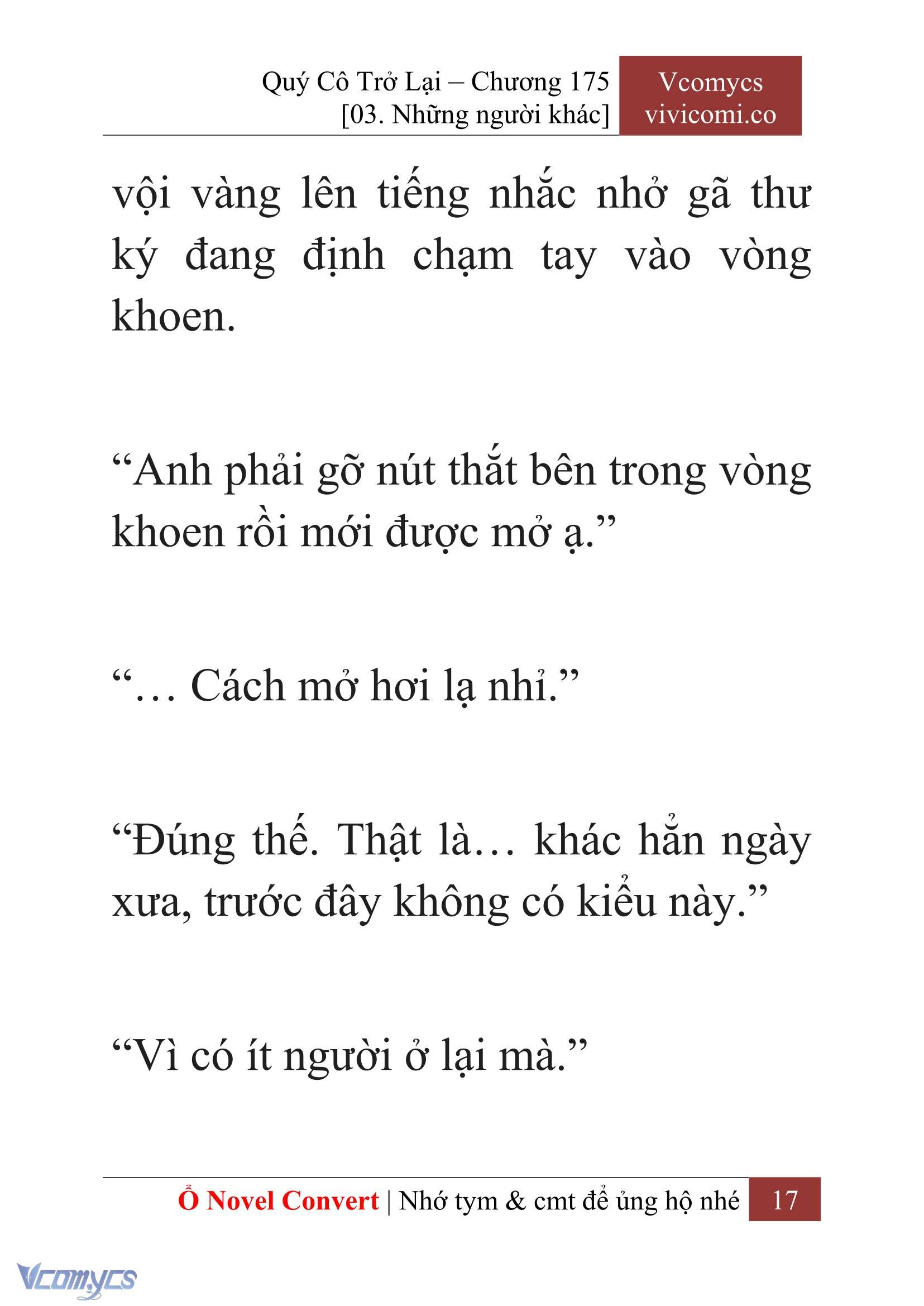 [Novel] Quý Cô Trở Lại Chapter 175 - Trang 20