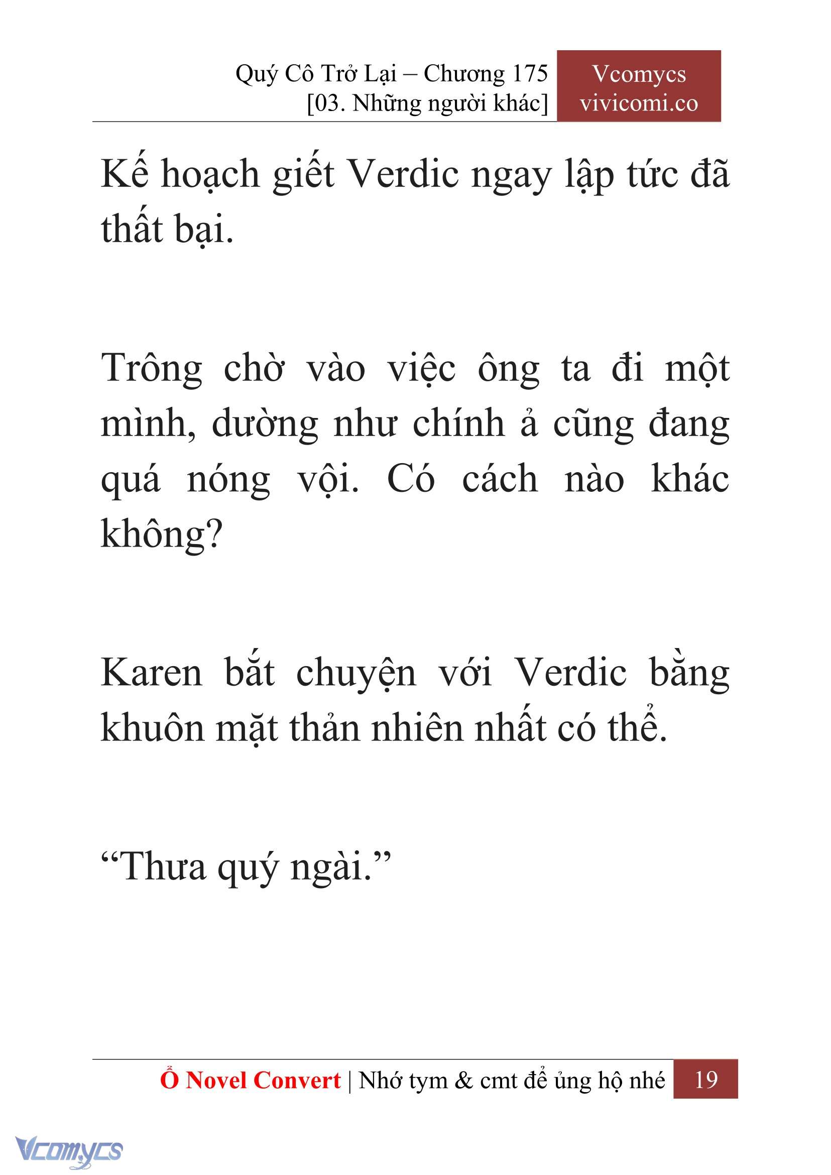 [Novel] Quý Cô Trở Lại Chapter 175 - Trang 22