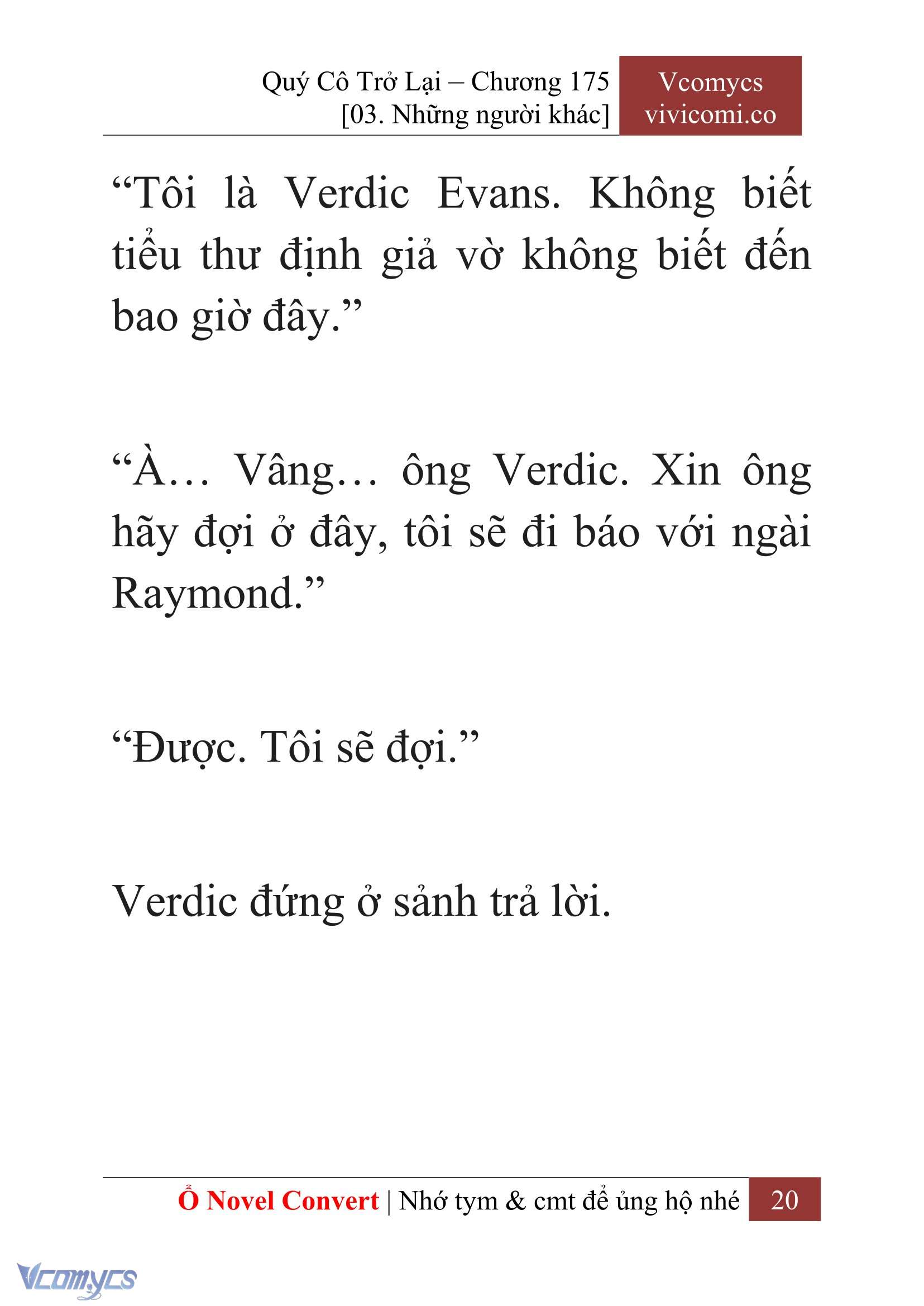 [Novel] Quý Cô Trở Lại Chapter 175 - Trang 23