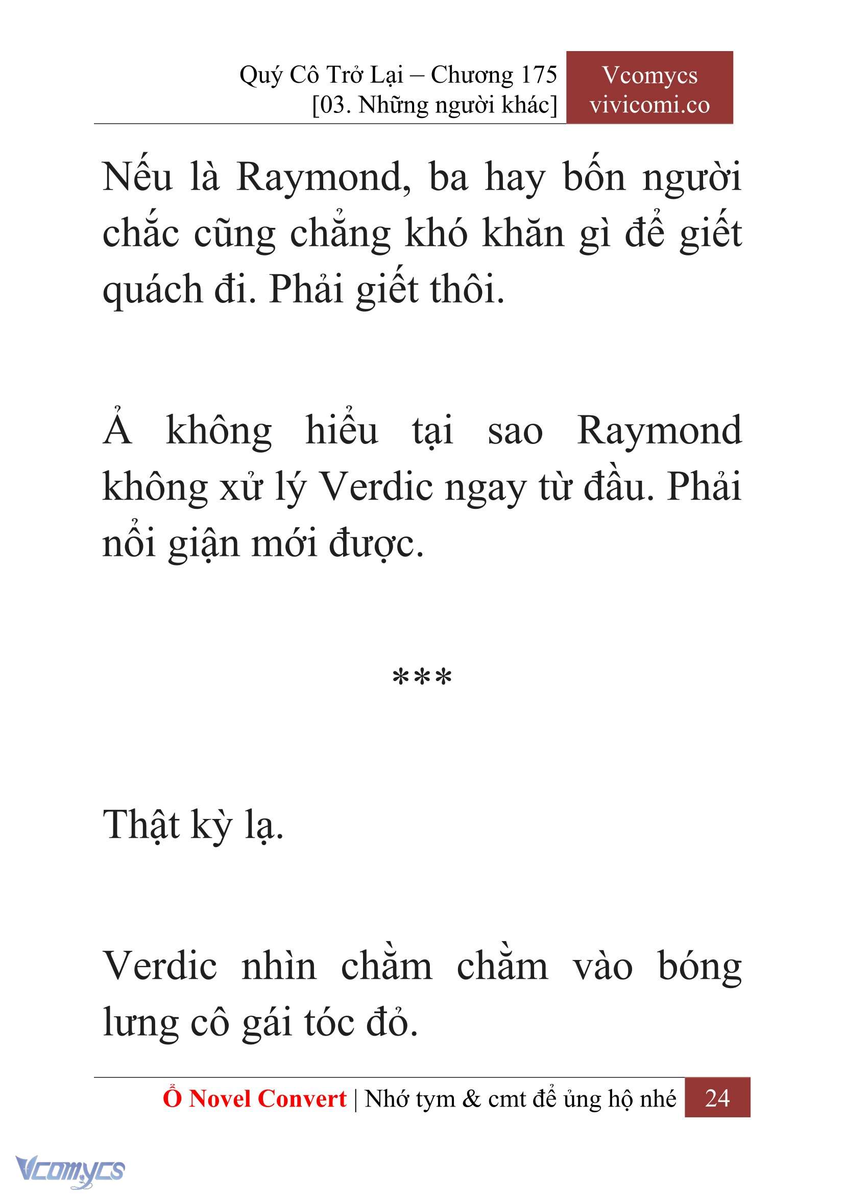 [Novel] Quý Cô Trở Lại Chapter 175 - Trang 27