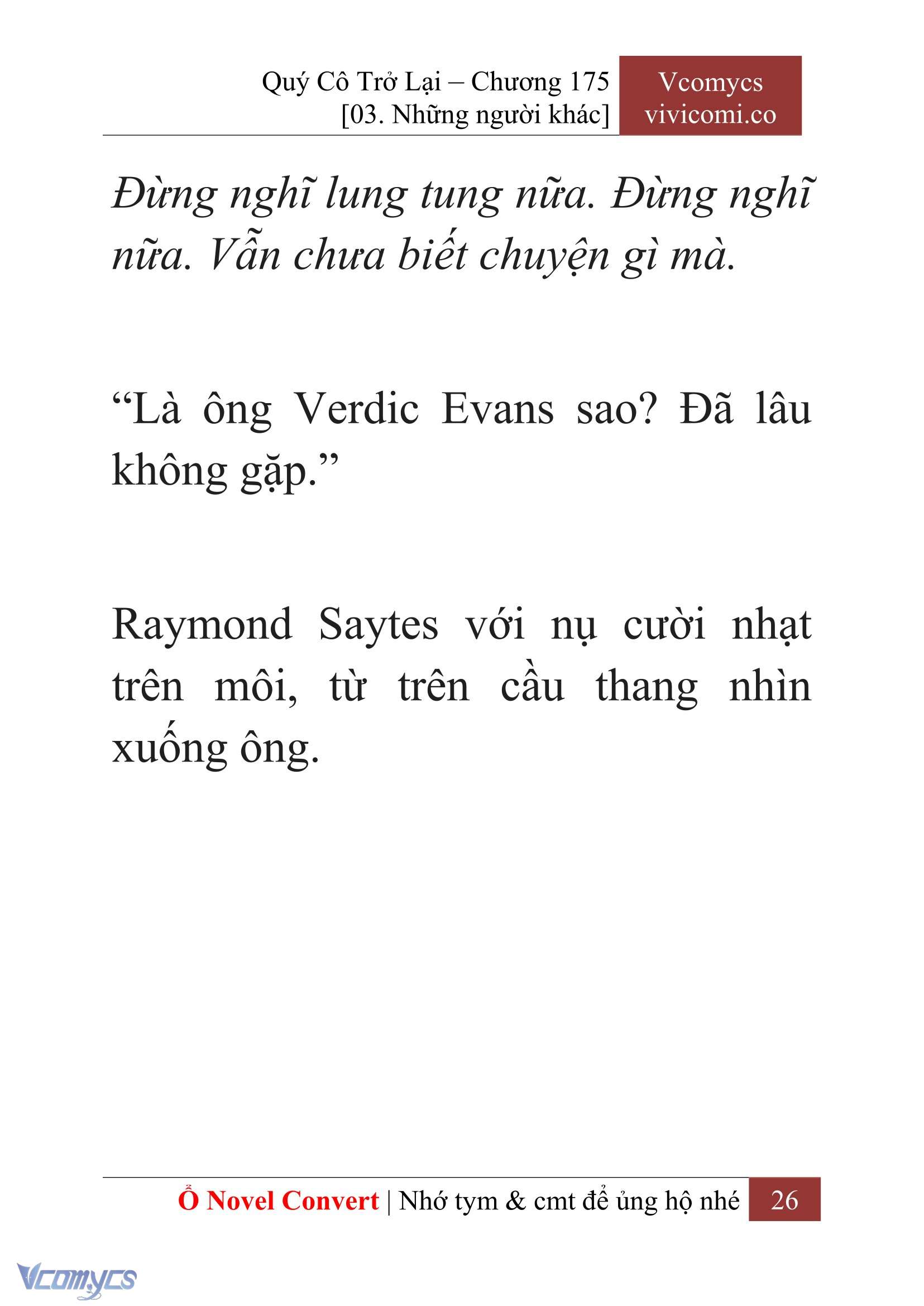 [Novel] Quý Cô Trở Lại Chapter 175 - Trang 29