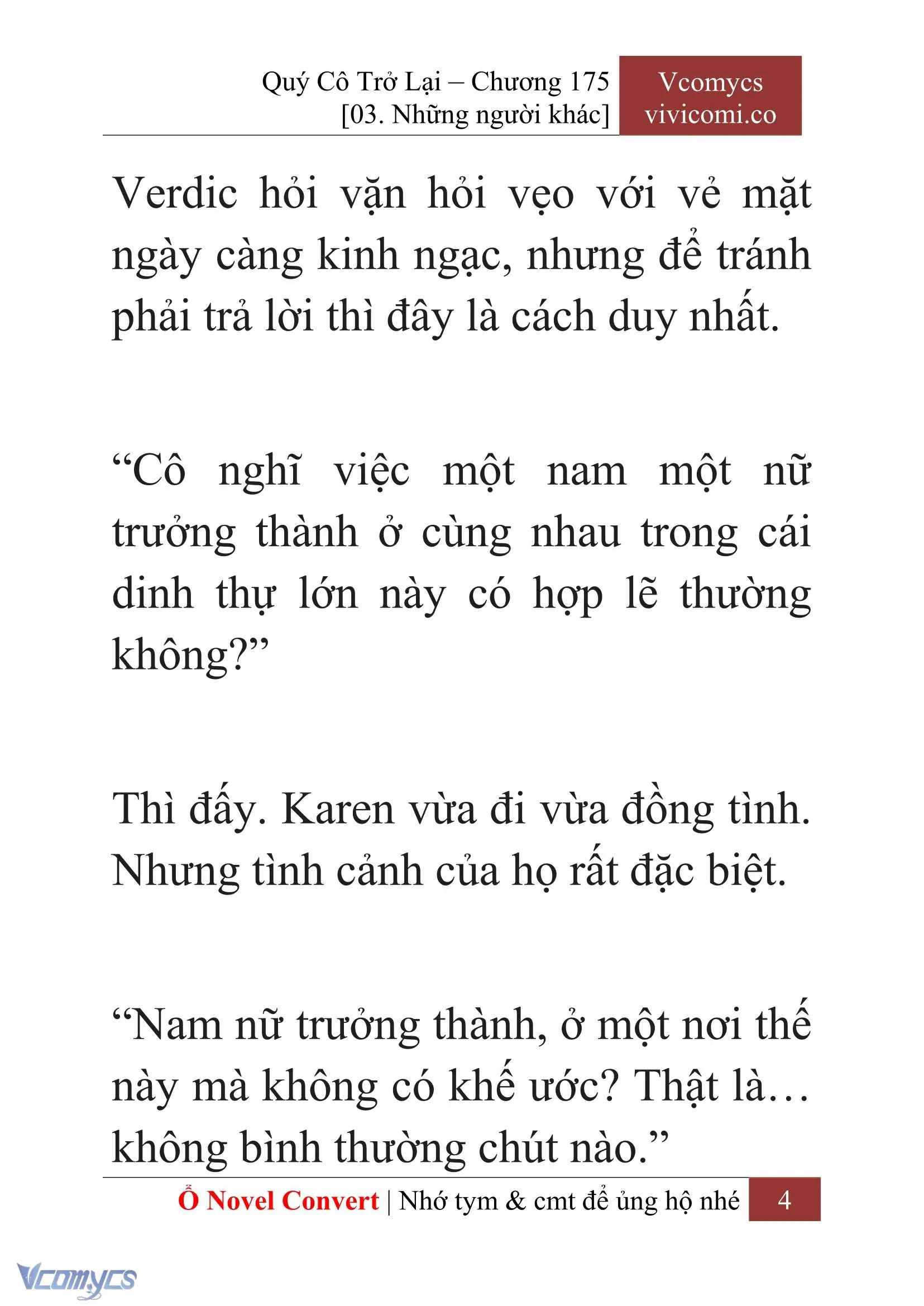 [Novel] Quý Cô Trở Lại Chapter 175 - Trang 7