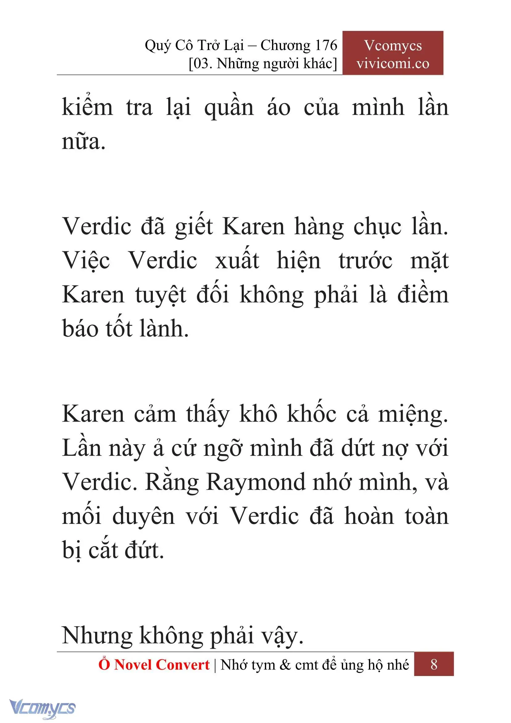 [Novel] Quý Cô Trở Lại Chapter 176 - Trang 11