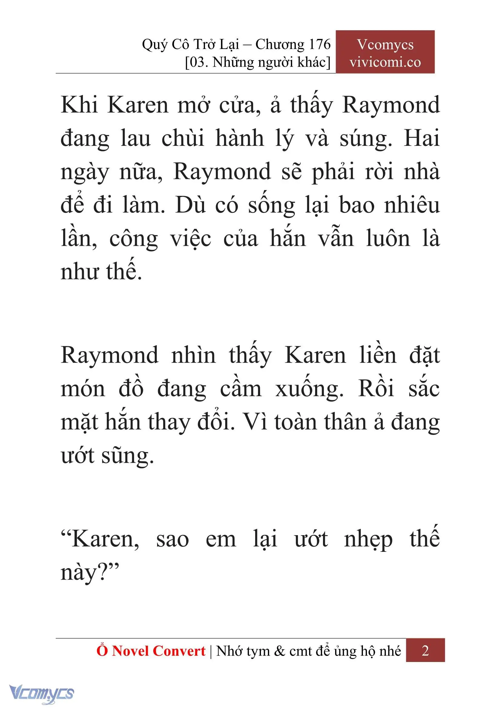 [Novel] Quý Cô Trở Lại Chapter 176 - Trang 5