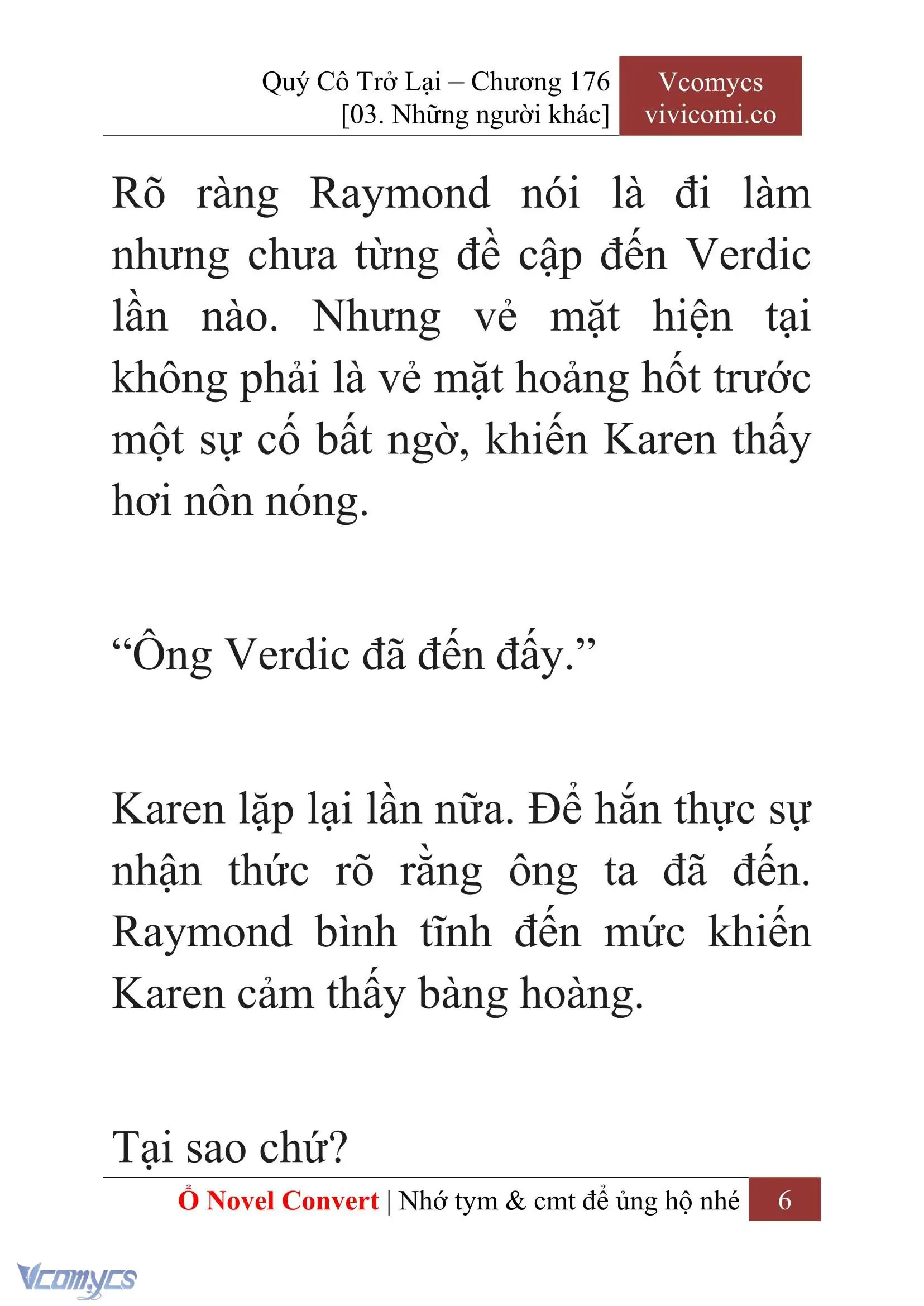 [Novel] Quý Cô Trở Lại Chapter 176 - Trang 9