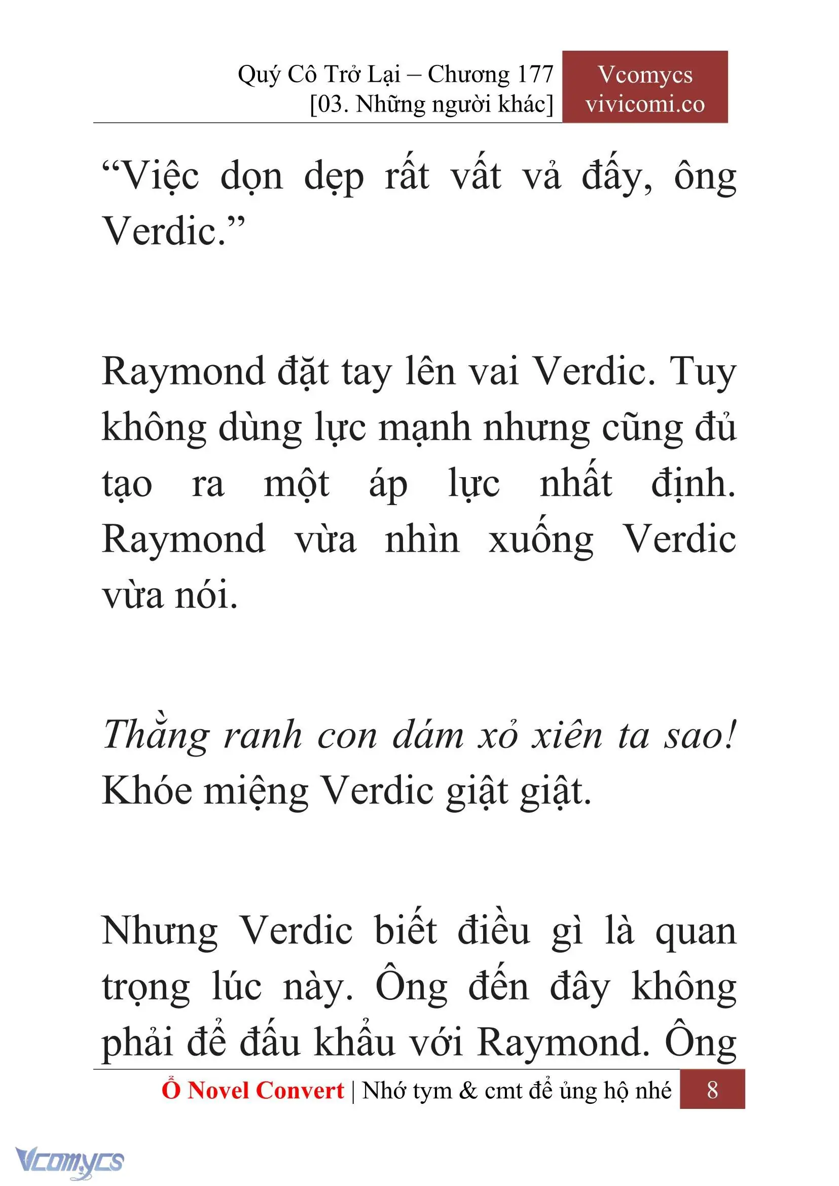 [Novel] Quý Cô Trở Lại Chapter 177 - Trang 11