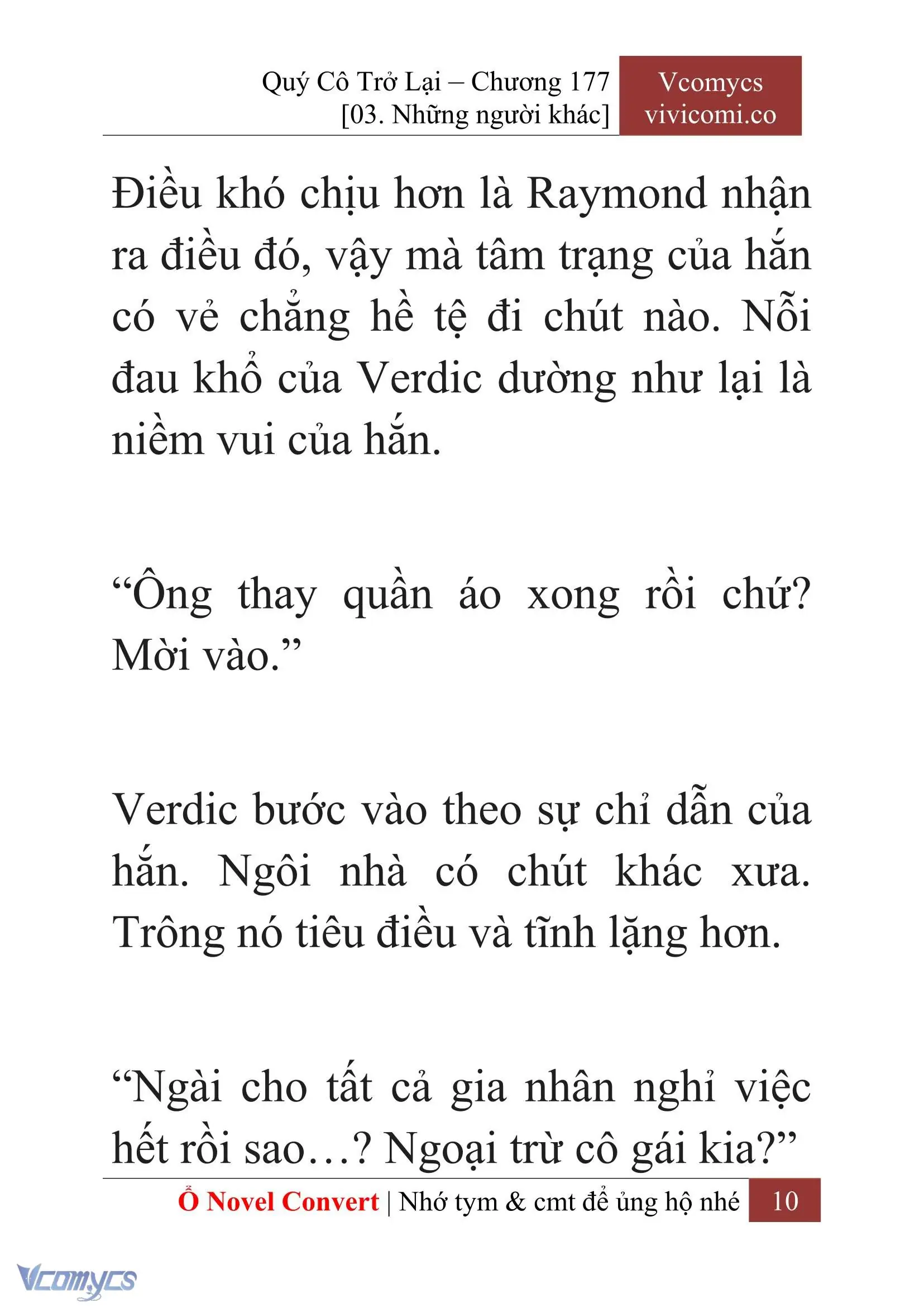 [Novel] Quý Cô Trở Lại Chapter 177 - Trang 13