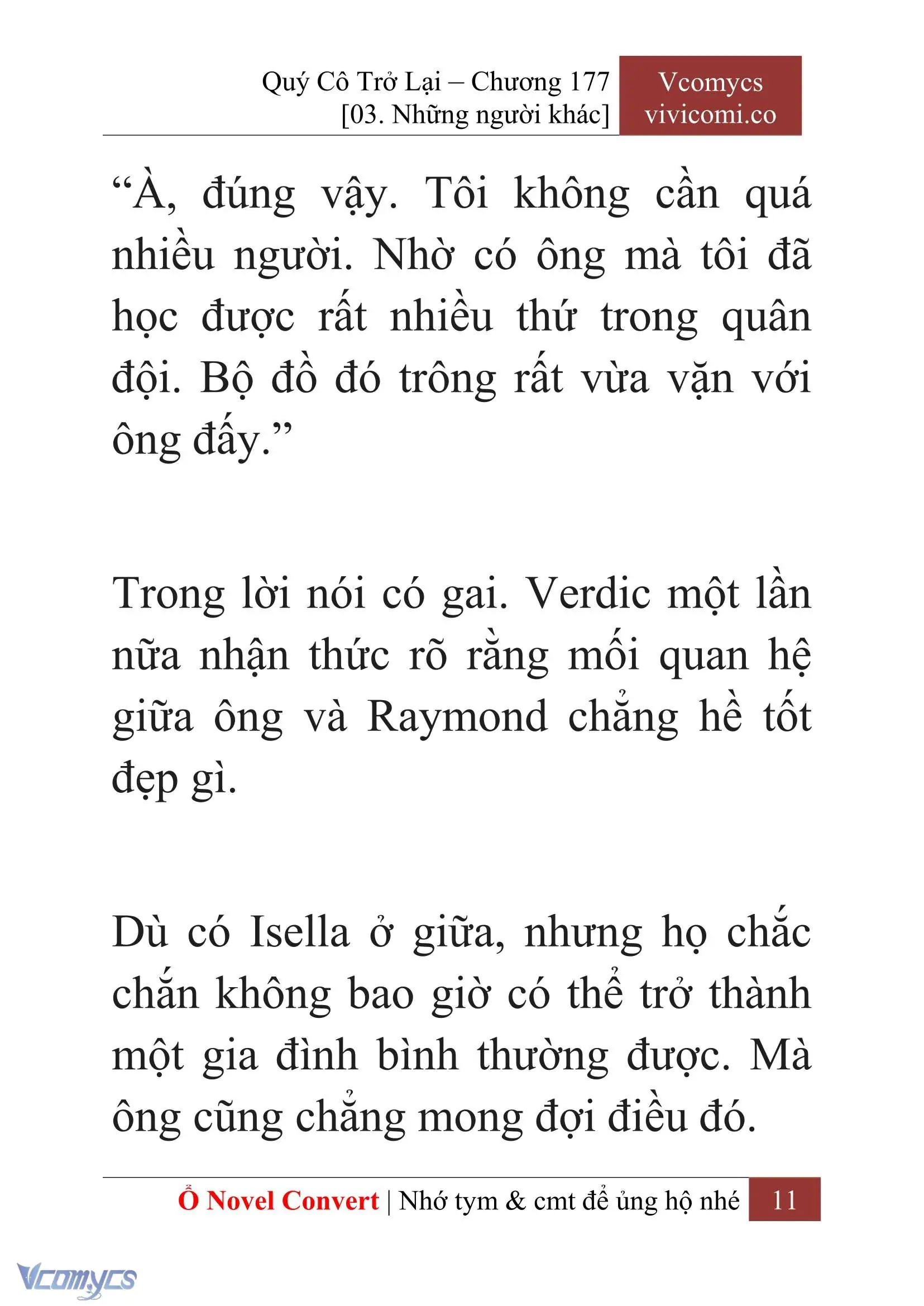 [Novel] Quý Cô Trở Lại Chapter 177 - Trang 14