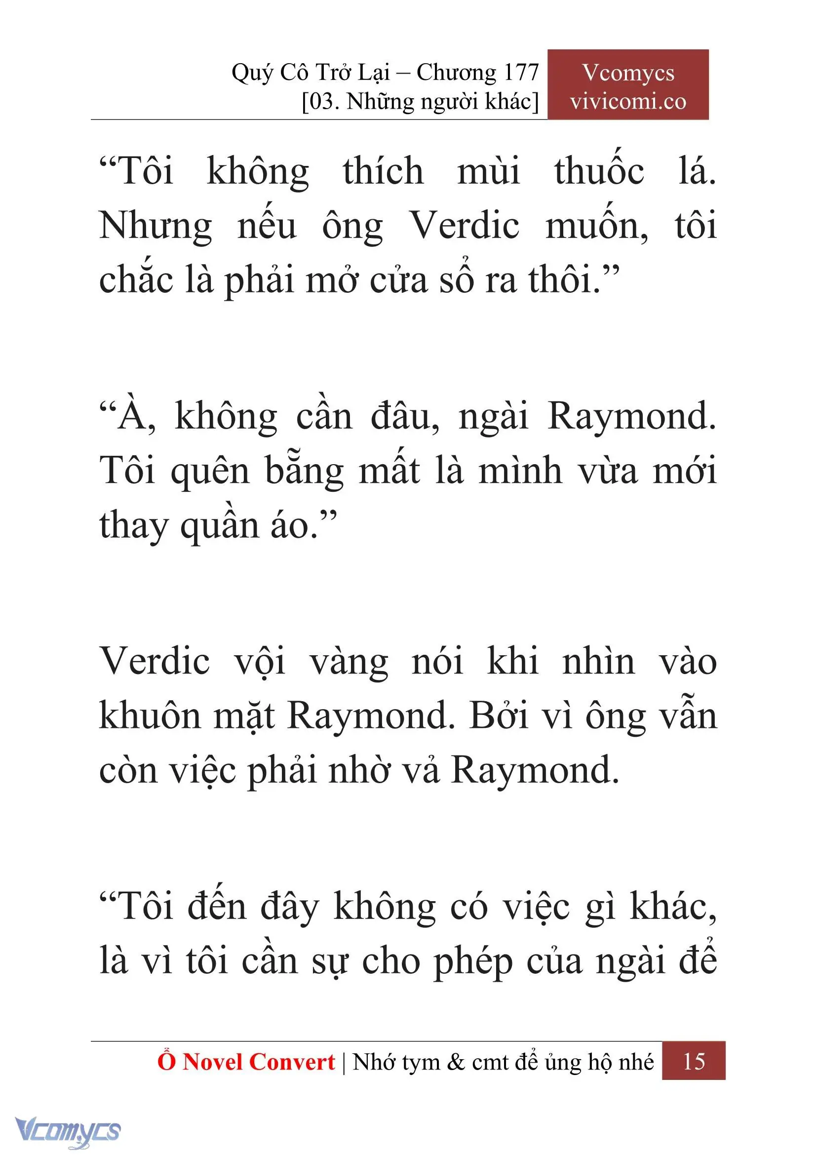 [Novel] Quý Cô Trở Lại Chapter 177 - Trang 17