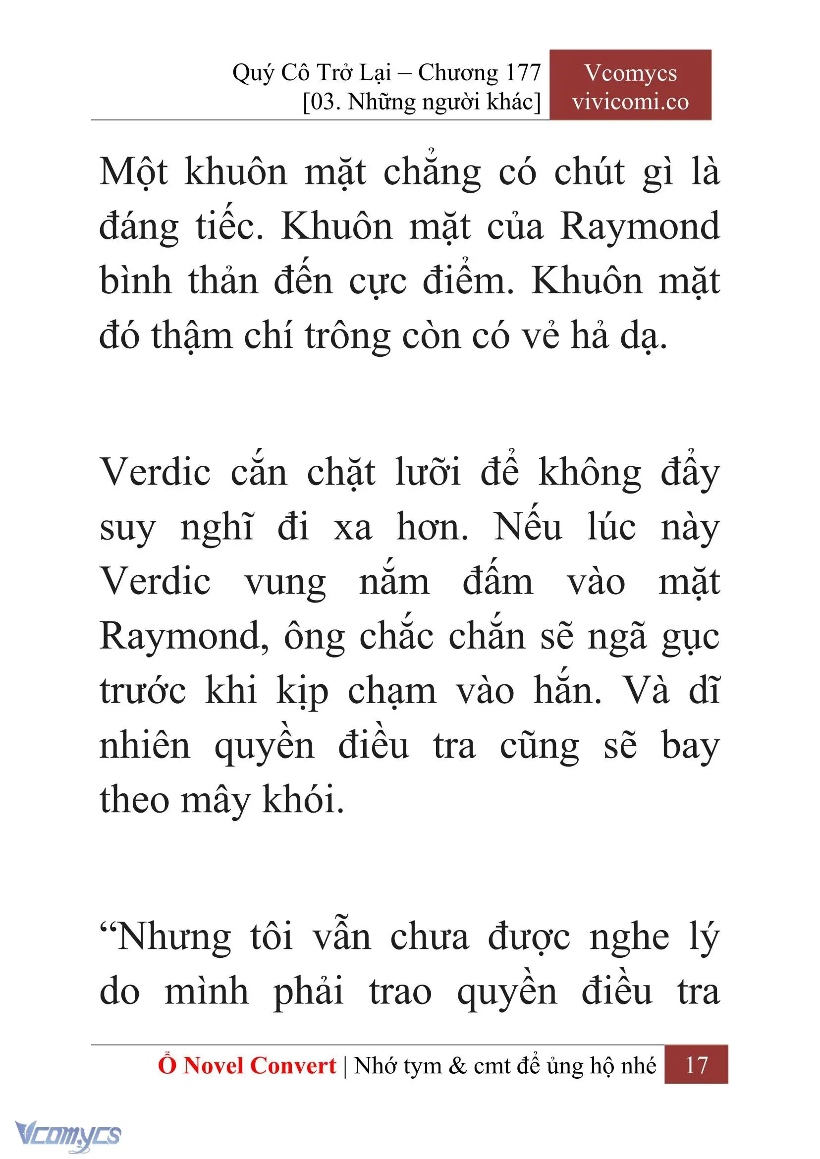 [Novel] Quý Cô Trở Lại Chapter 177 - Trang 19