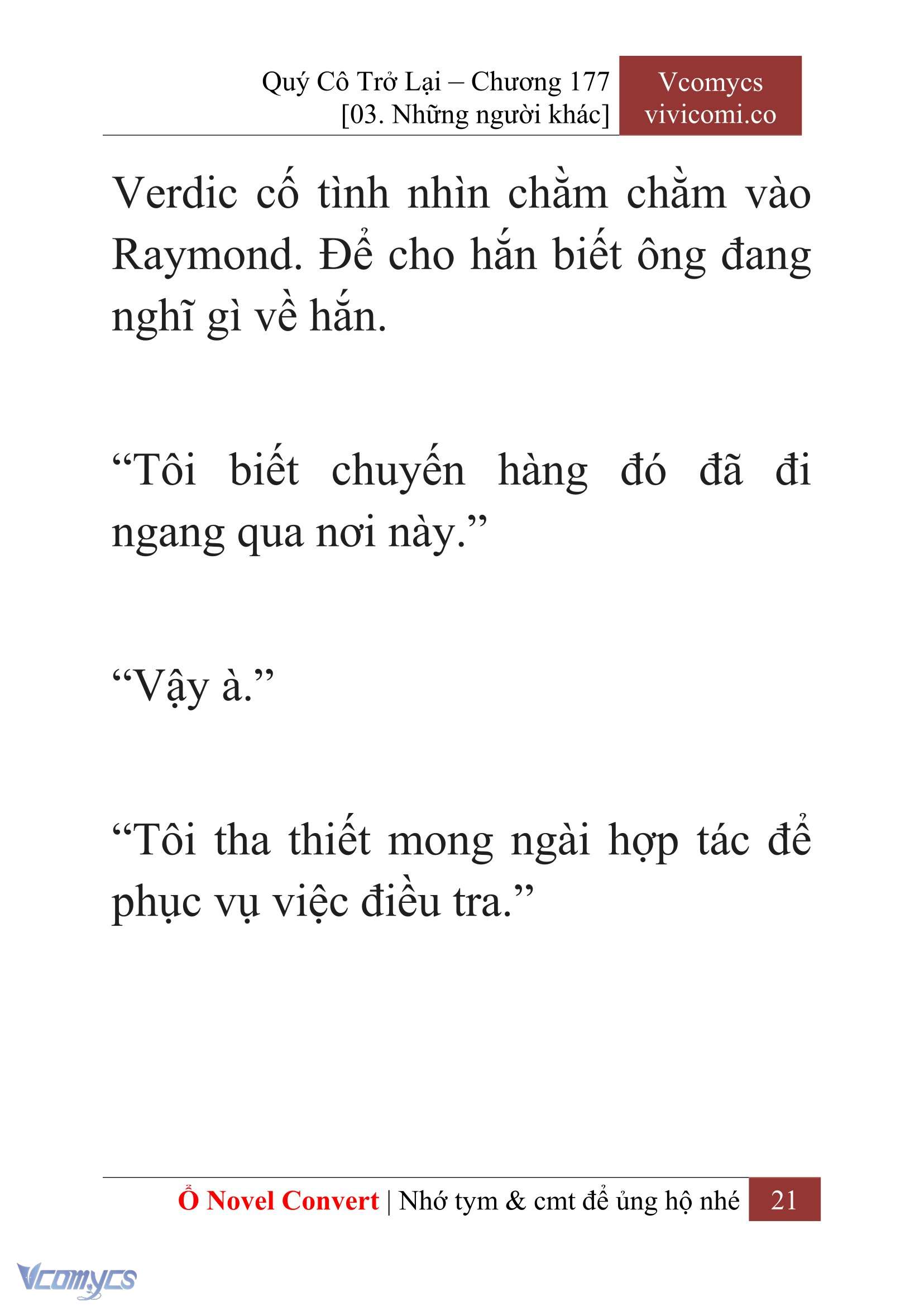 [Novel] Quý Cô Trở Lại Chapter 177 - Trang 23