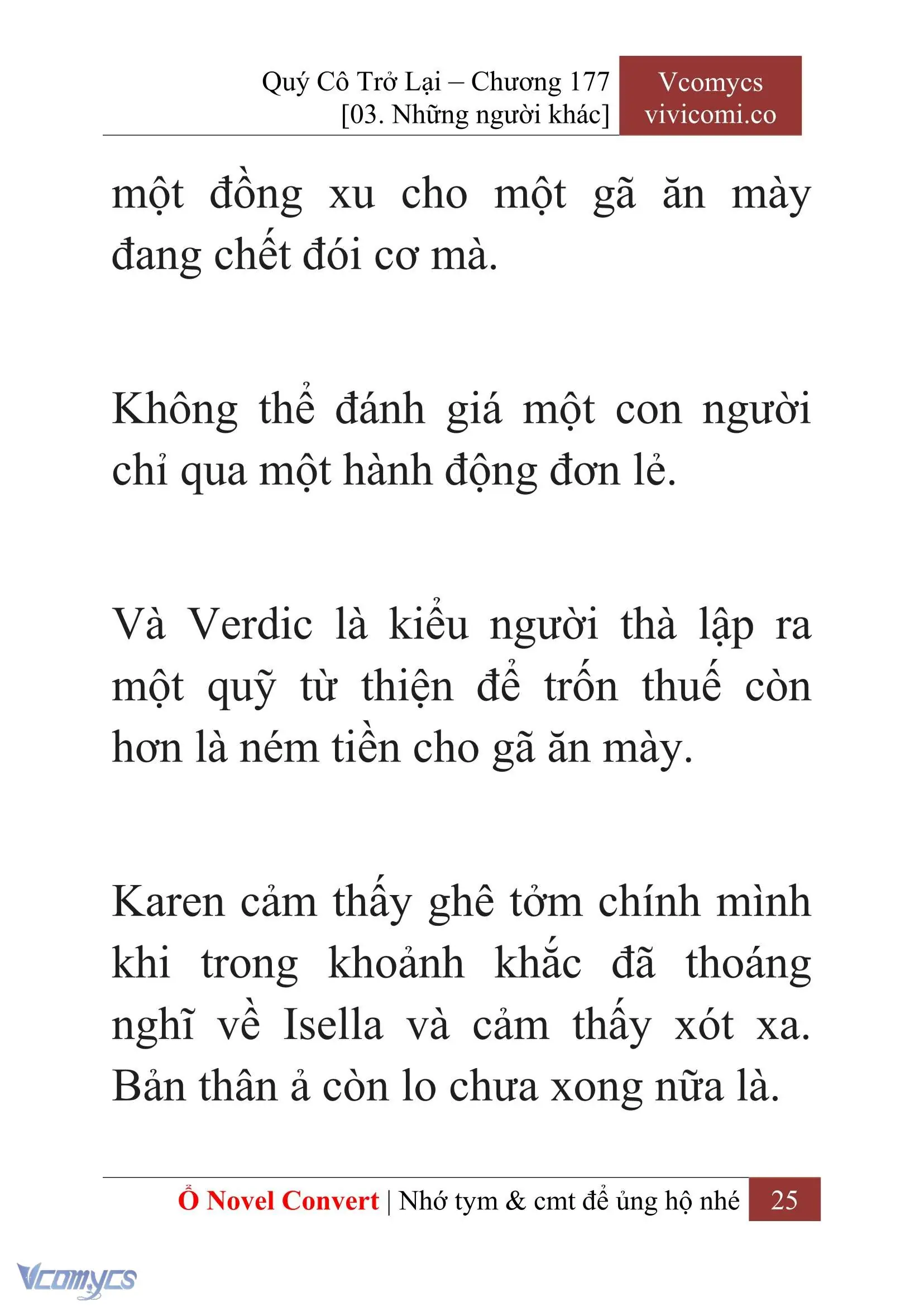[Novel] Quý Cô Trở Lại Chapter 177 - Trang 27
