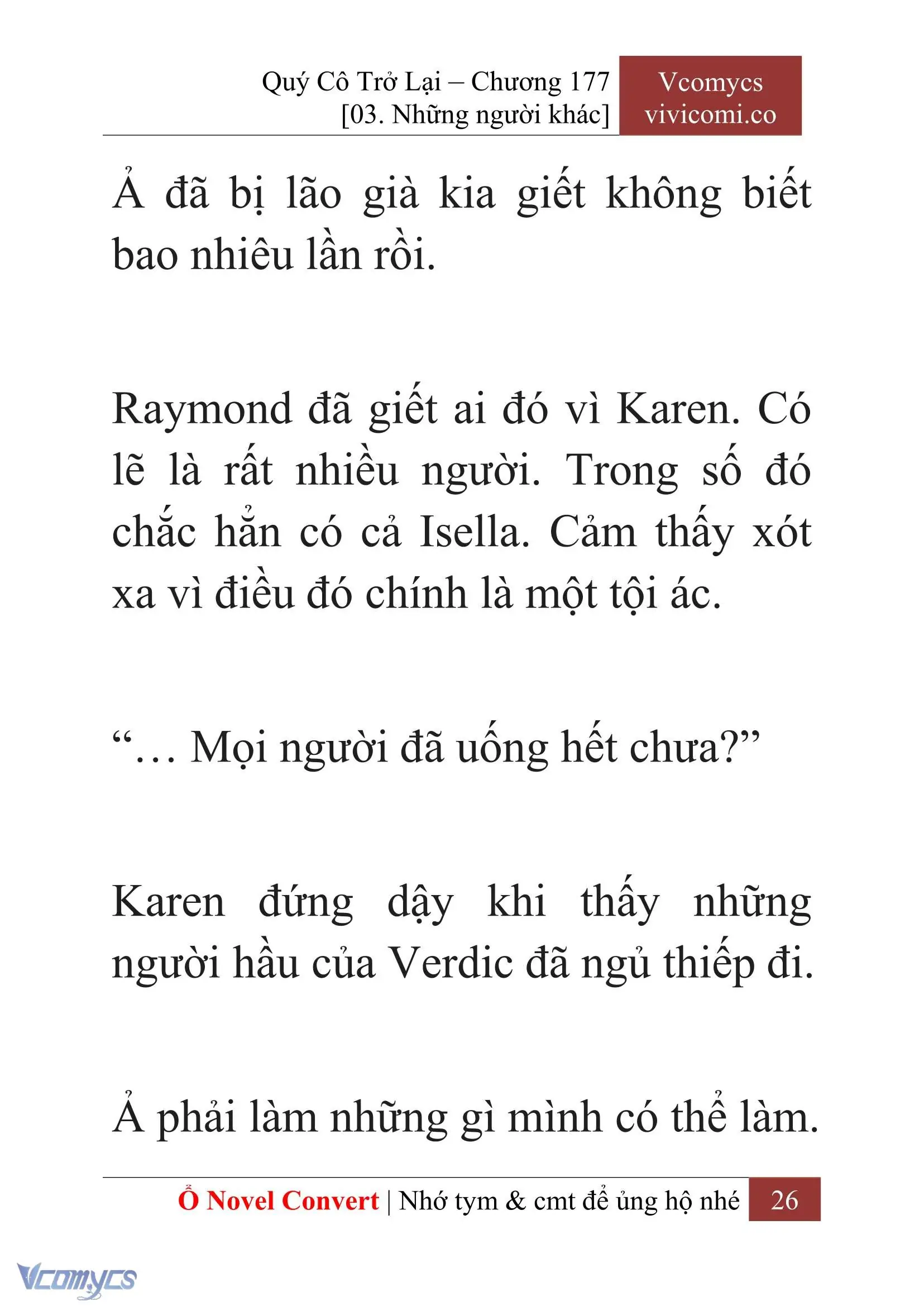 [Novel] Quý Cô Trở Lại Chapter 177 - Trang 28