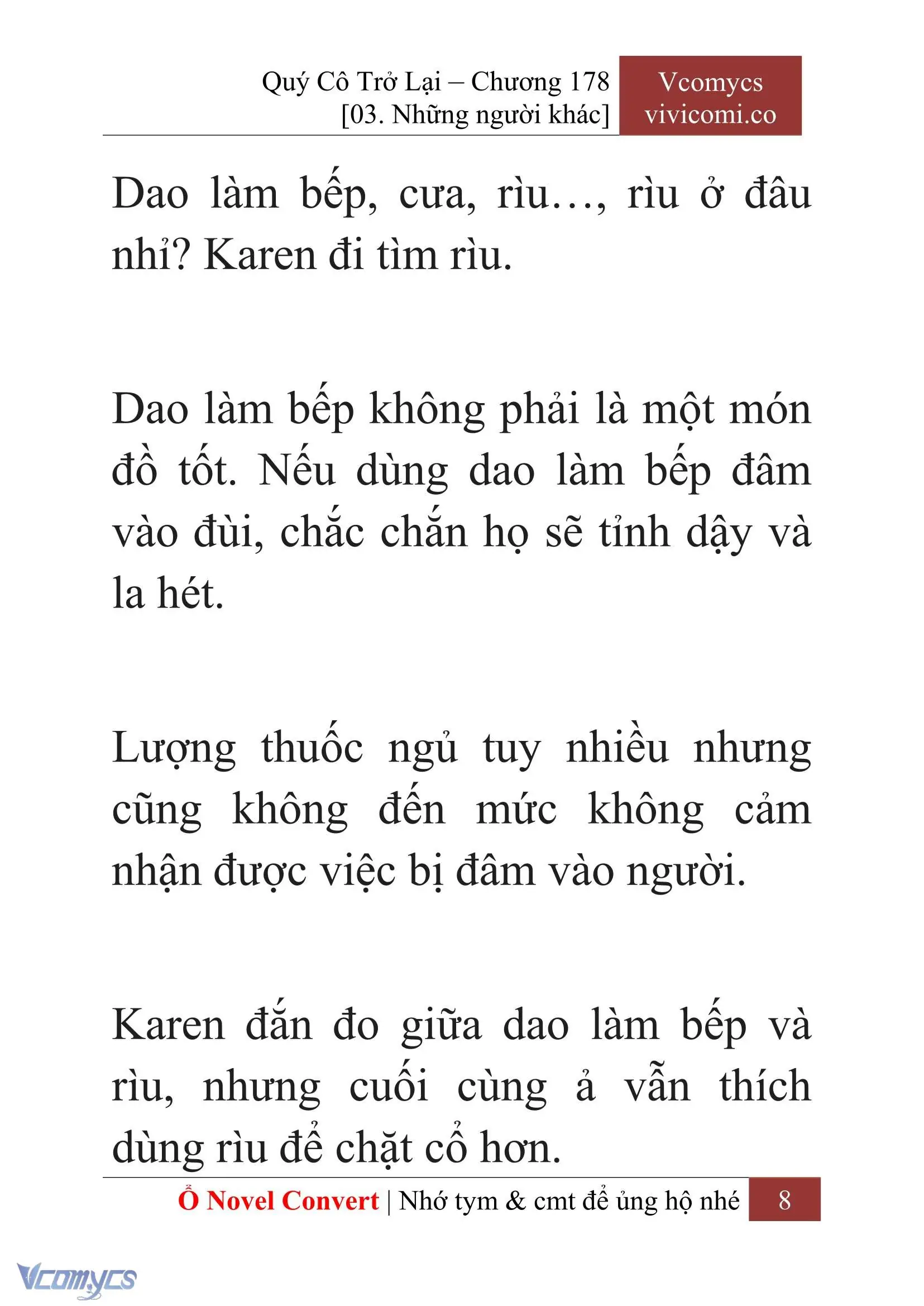 [Novel] Quý Cô Trở Lại Chapter 178 - Trang 11