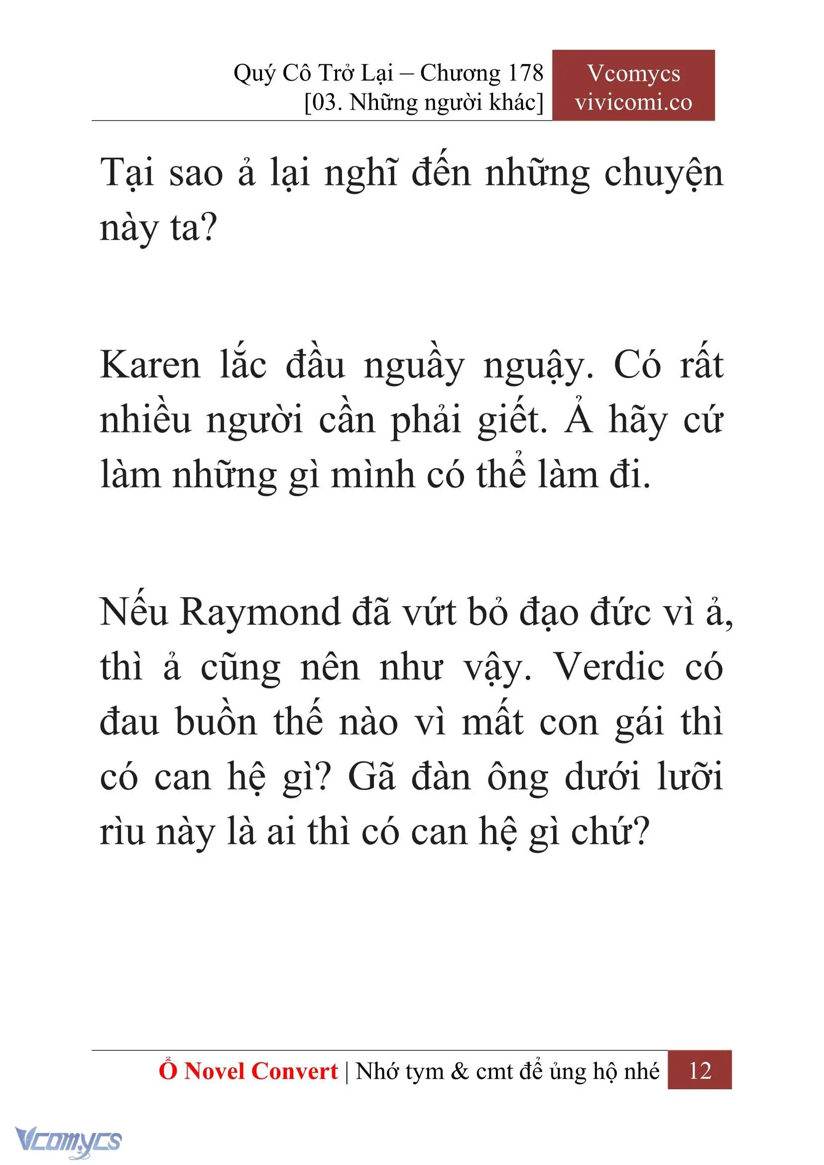 [Novel] Quý Cô Trở Lại Chapter 178 - Trang 15