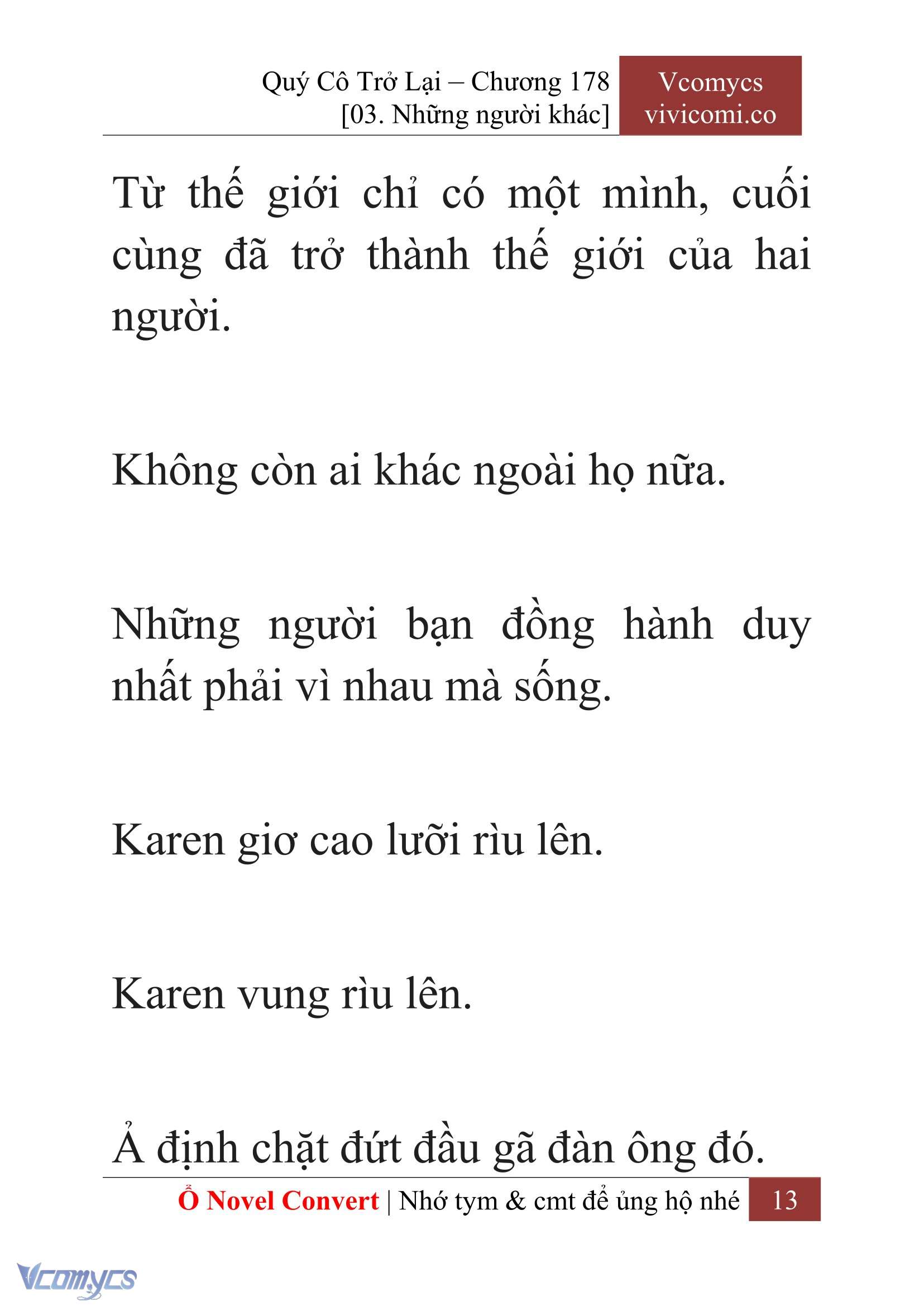 [Novel] Quý Cô Trở Lại Chapter 178 - Trang 16