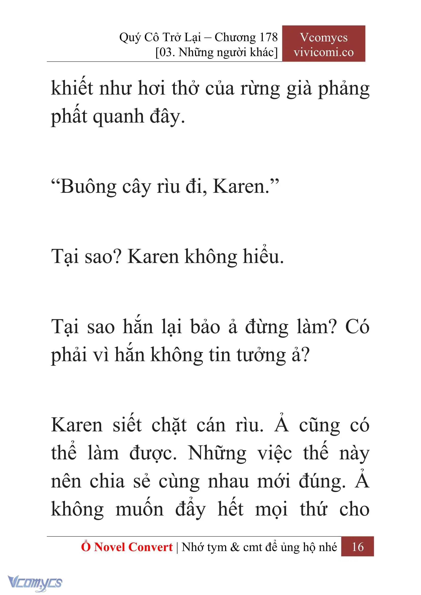 [Novel] Quý Cô Trở Lại Chapter 178 - Trang 19
