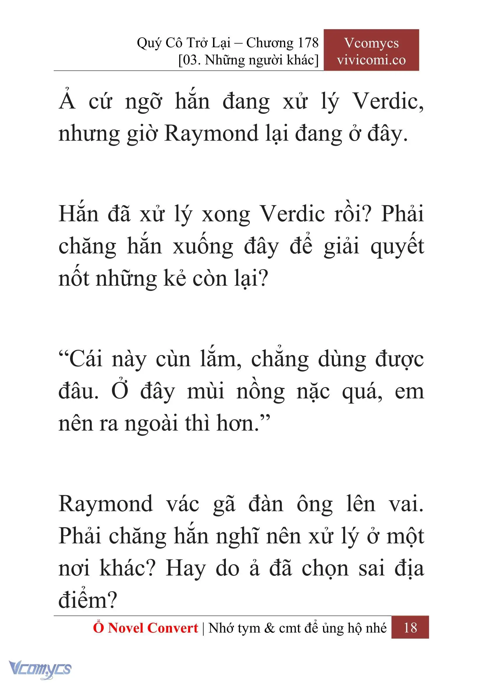 [Novel] Quý Cô Trở Lại Chapter 178 - Trang 21