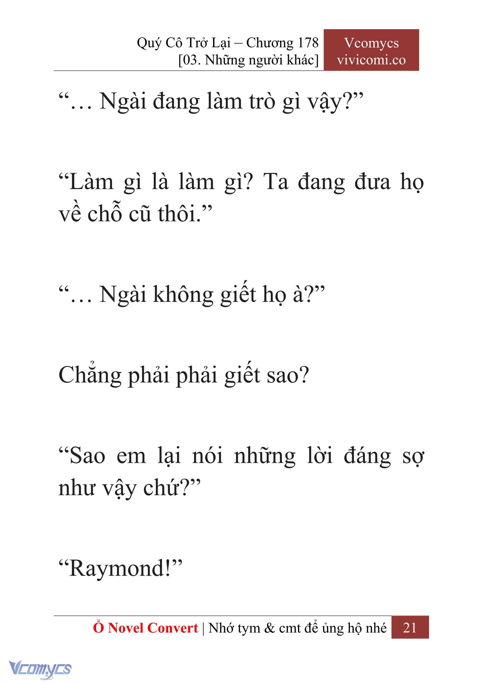 [Novel] Quý Cô Trở Lại Chapter 178 - Trang 24