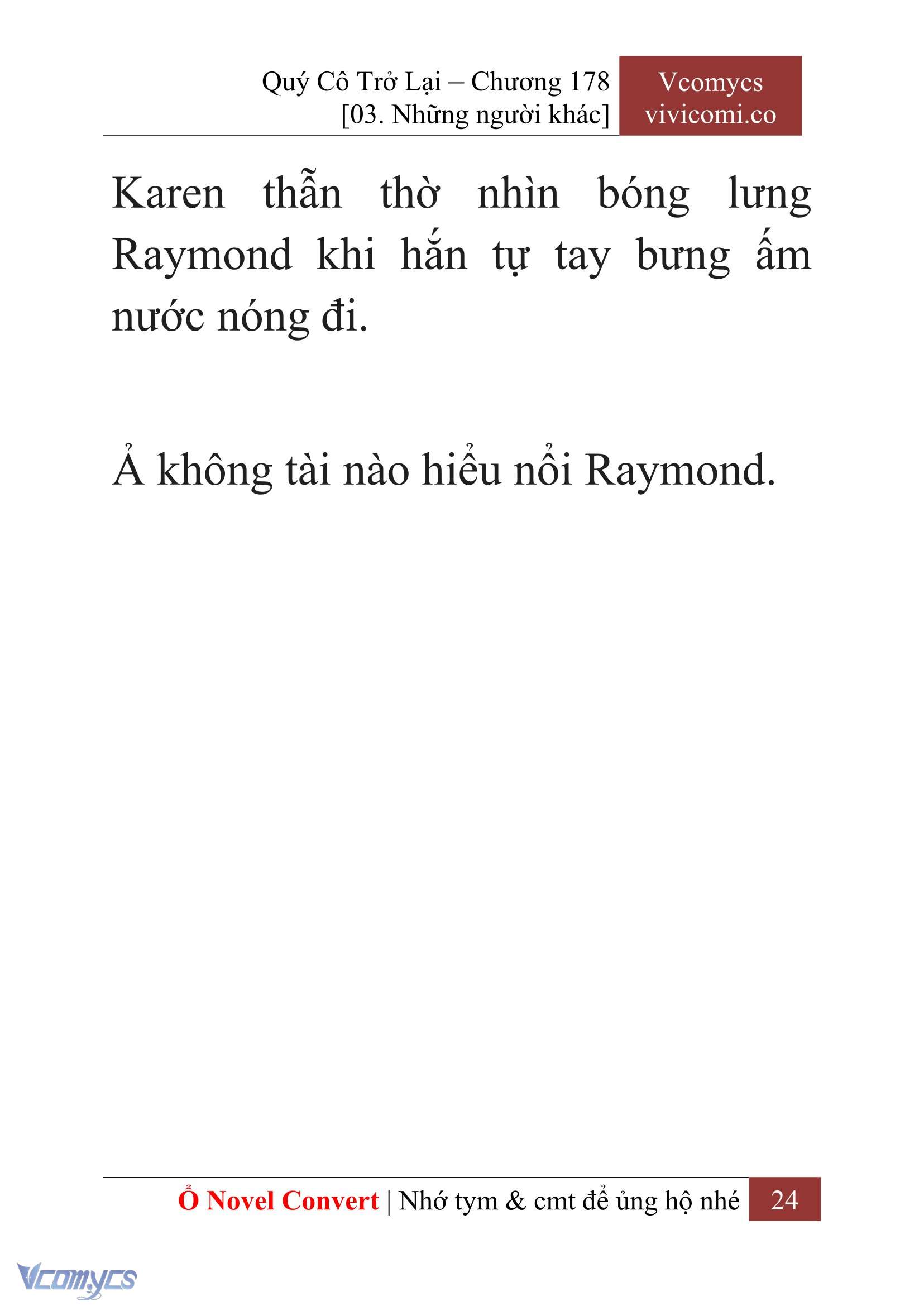 [Novel] Quý Cô Trở Lại Chapter 178 - Trang 27